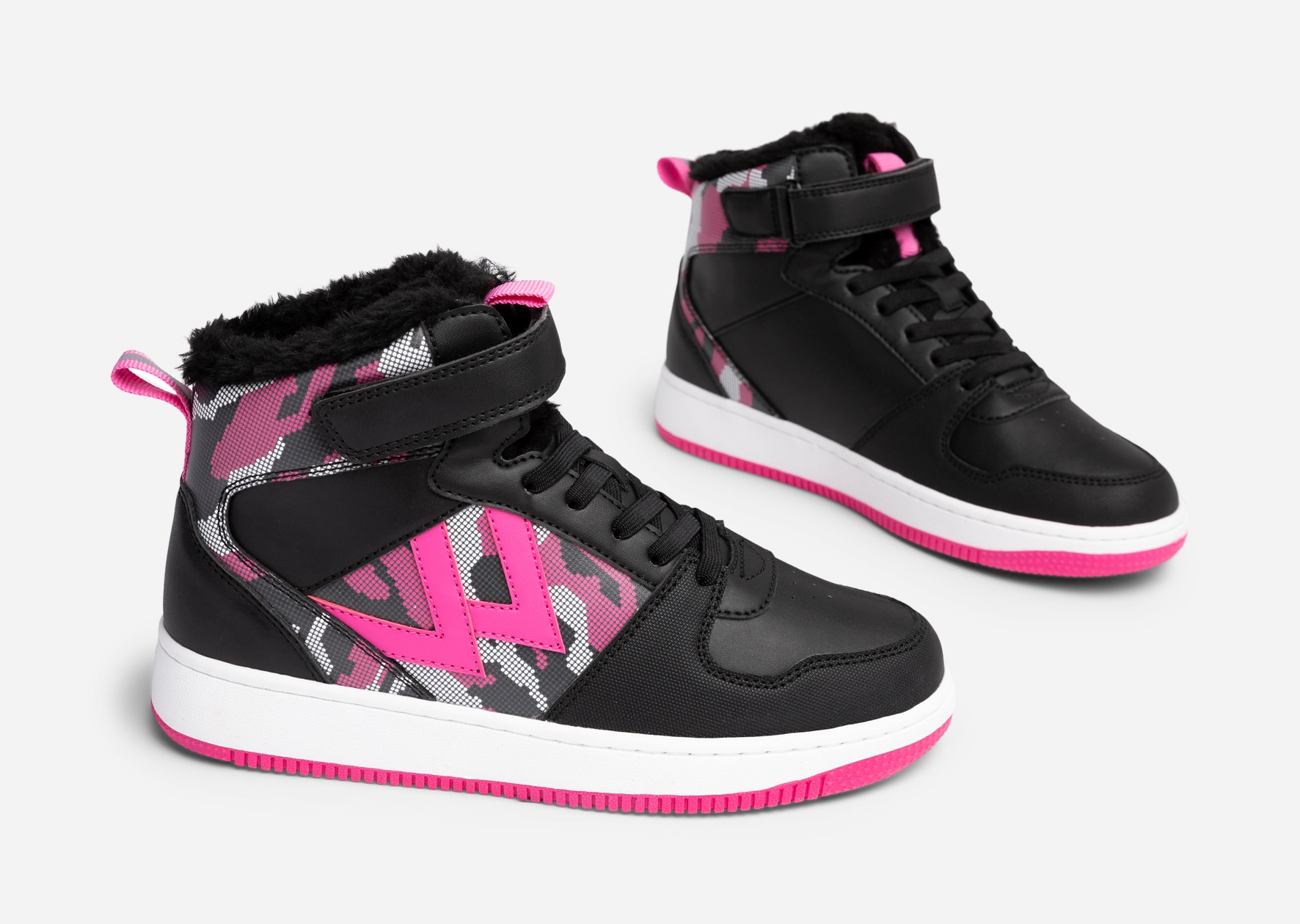 LEJON, Varmfodrade sneakers Svarta