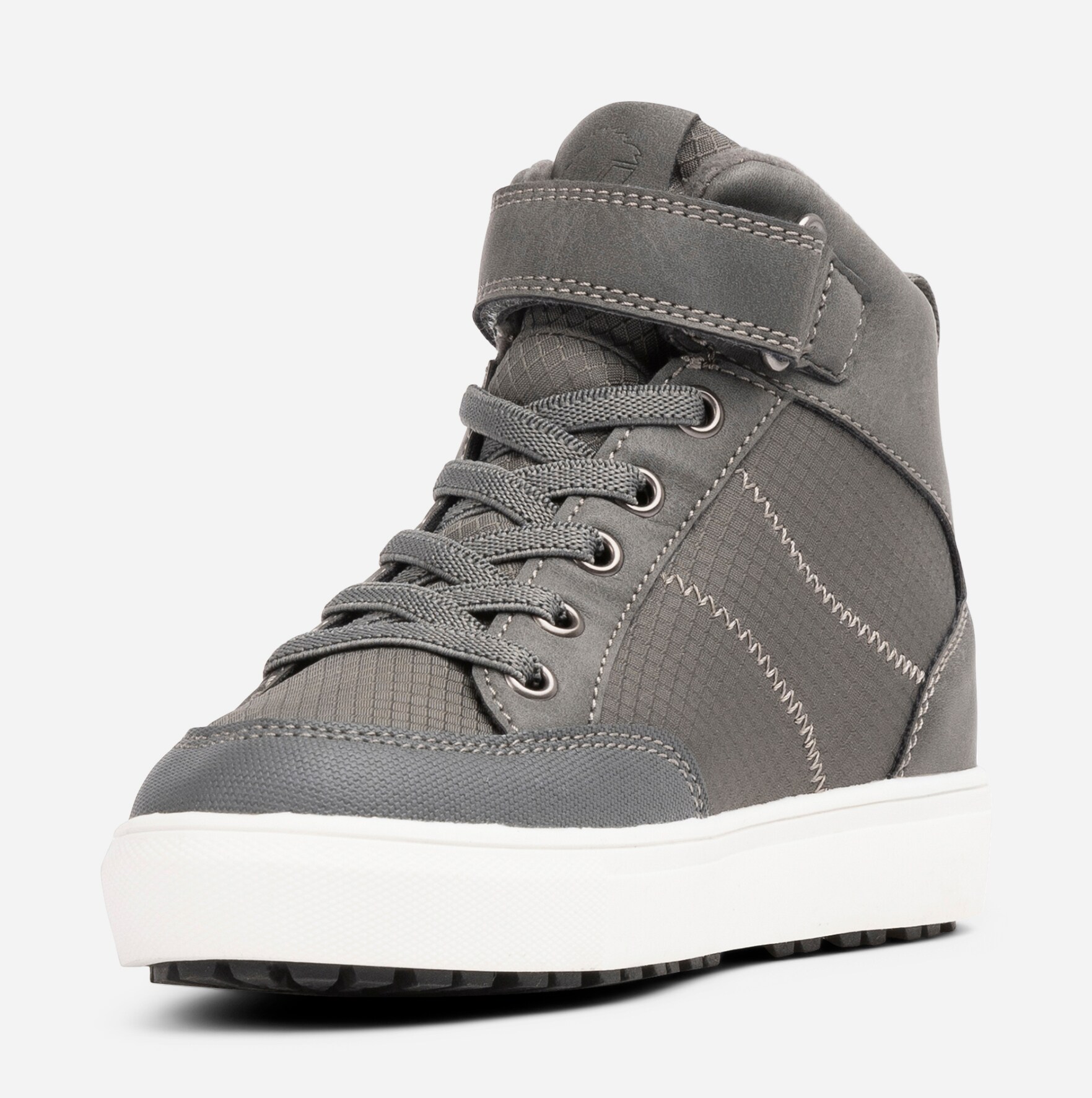 LEJON, Fleecefodrade höga sneakers waterproof Gråa