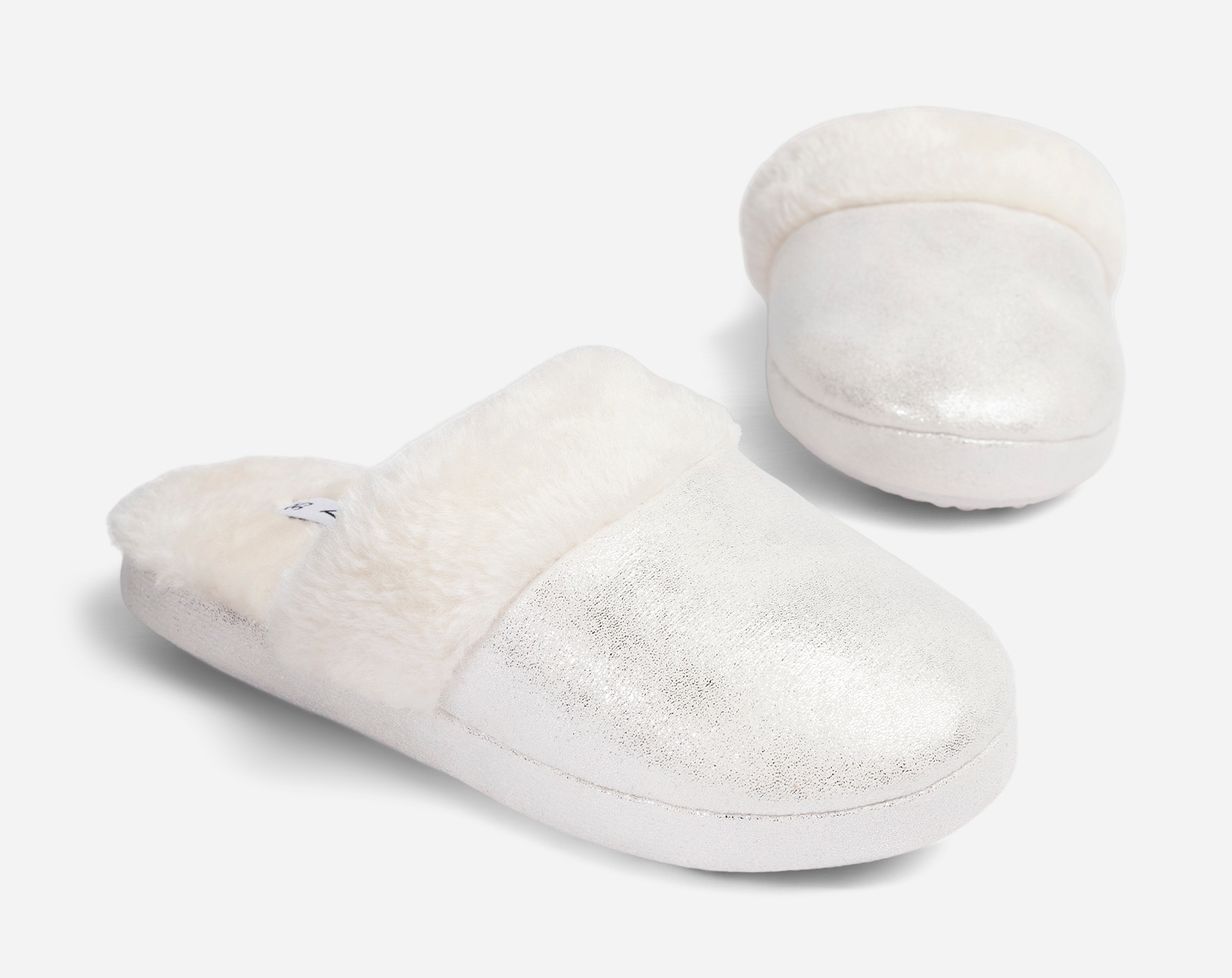 ZOEY, Tofflor Metallfärgade