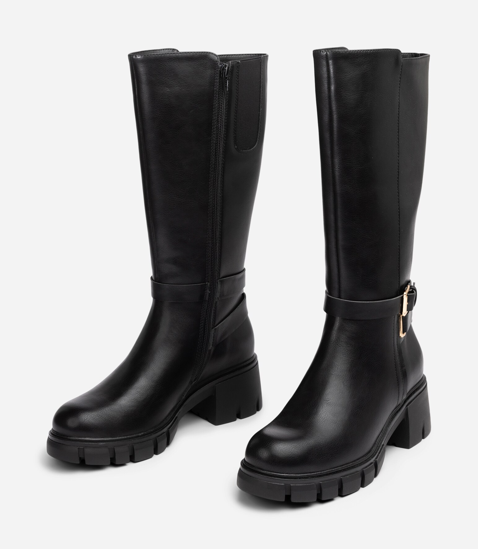 VOX, Stövlar med spännen Svarta