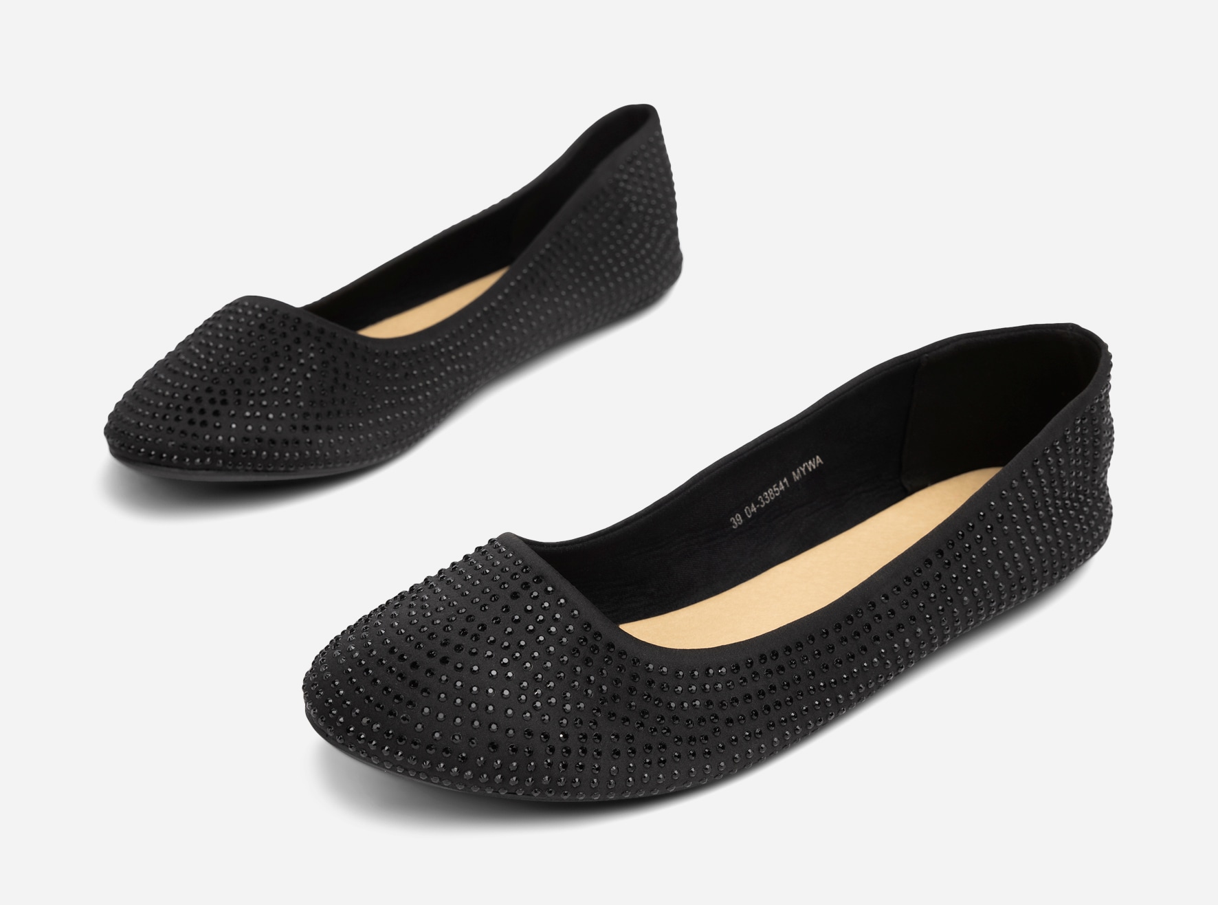 ALLEY, Ballerinaskor Svarta