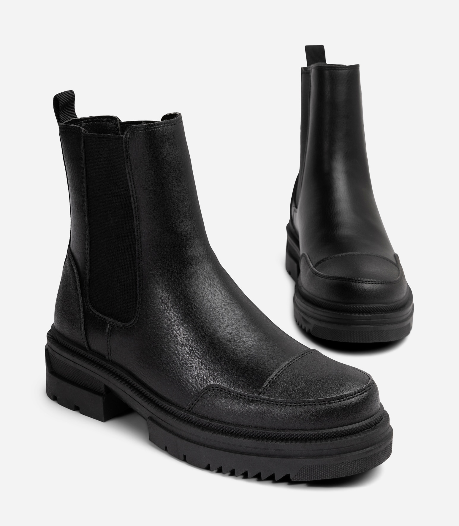 ALLEY, Varmfodrade chelseaboots Svarta