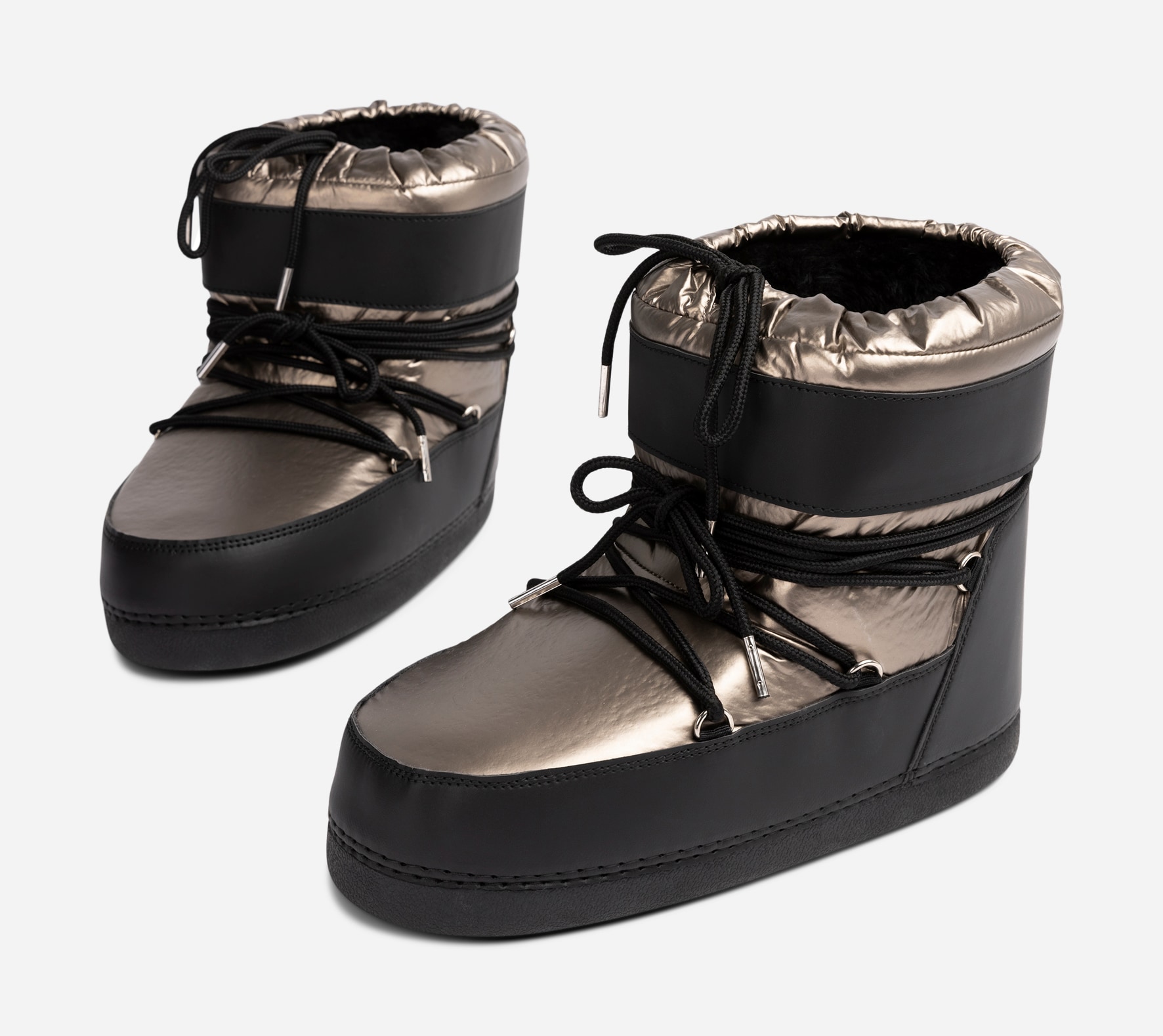 VOX, Varmfodrade boots Metallfärgade