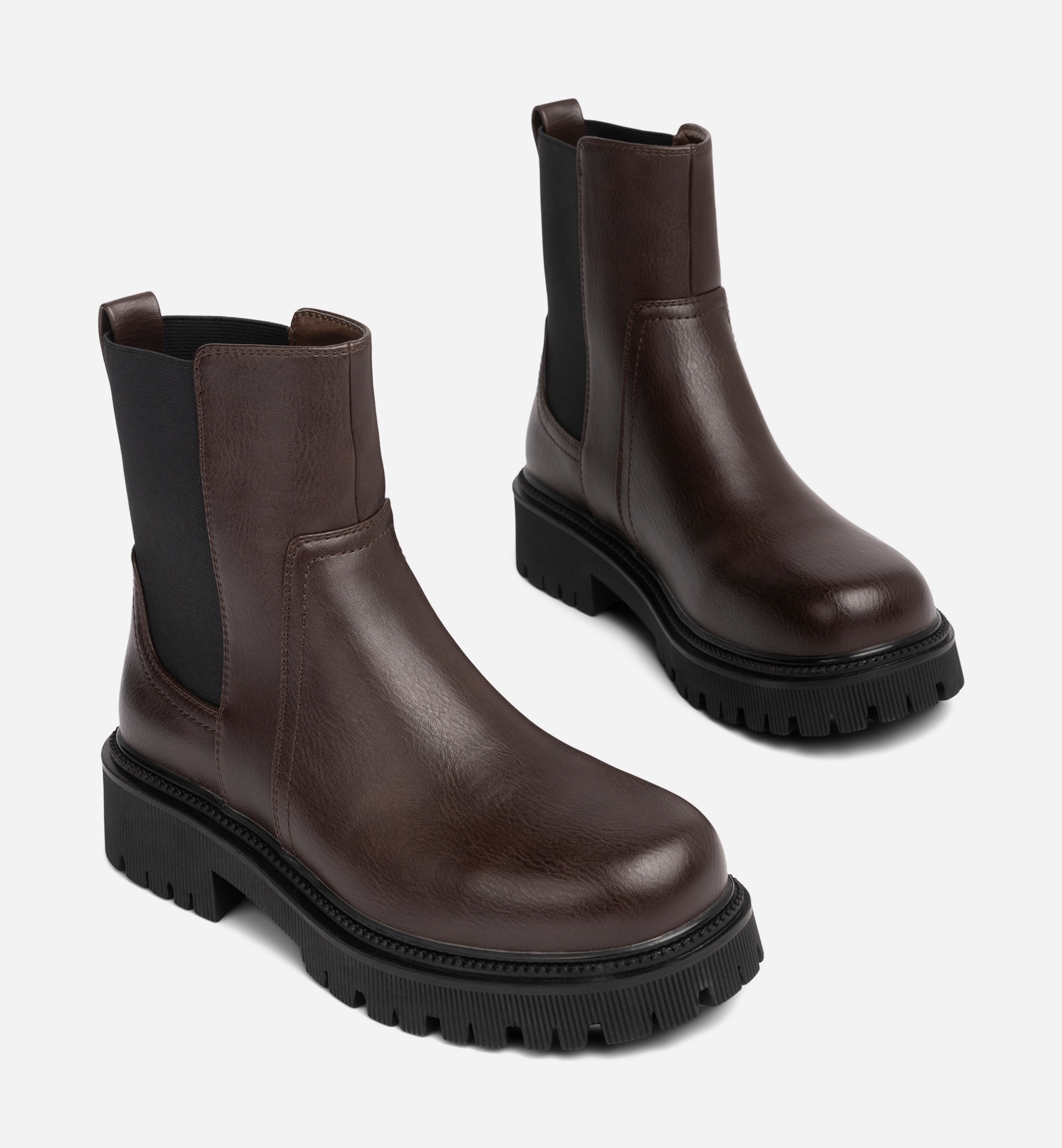 ALLEY, Varmfodrade chelseaboots Bruna