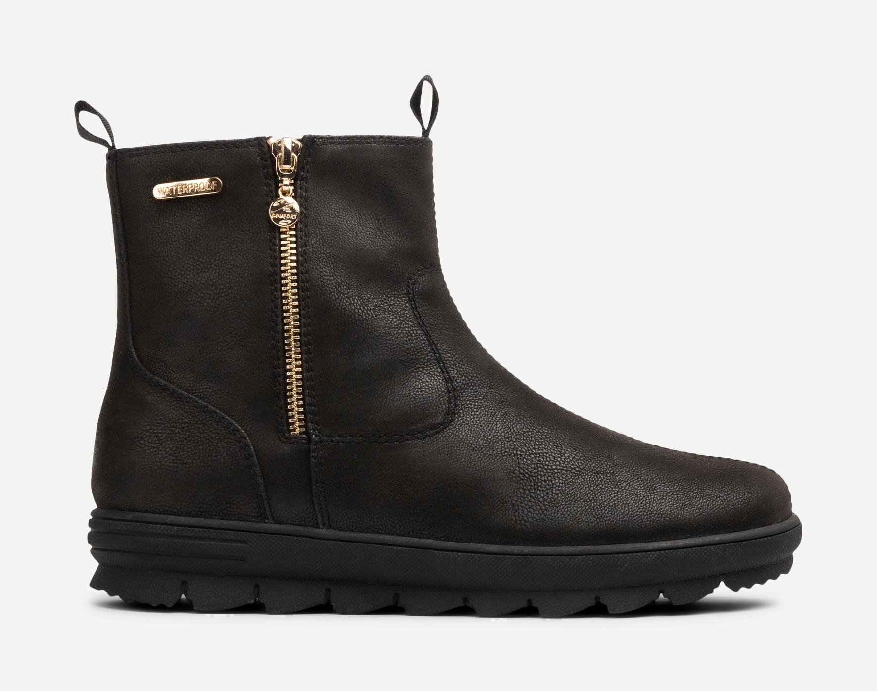 ALLEY COMFORT, Boots waterproof Svarta