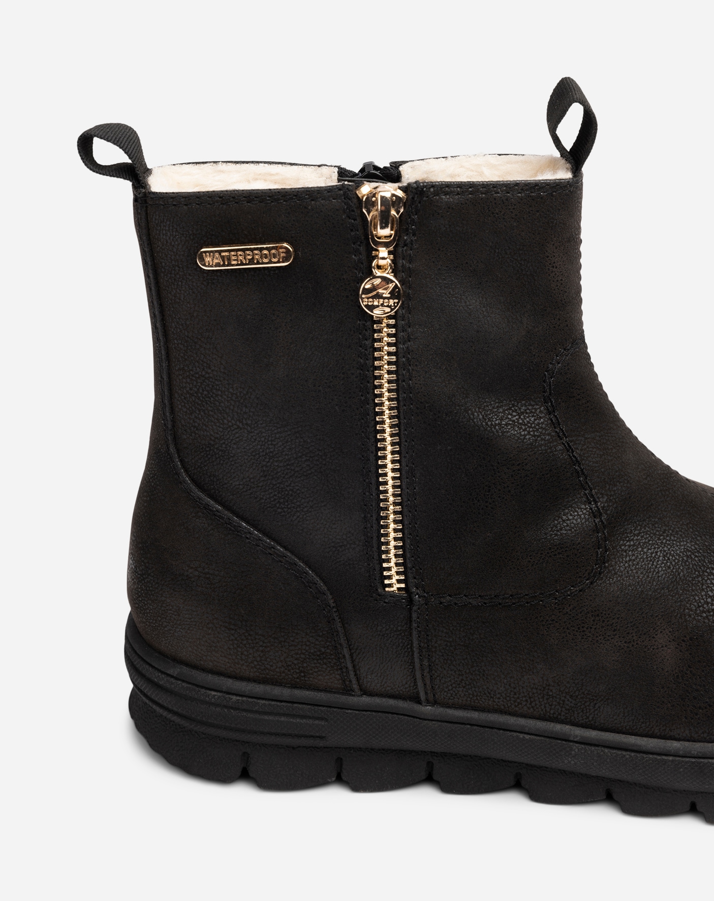 ALLEY COMFORT, Boots waterproof Svarta