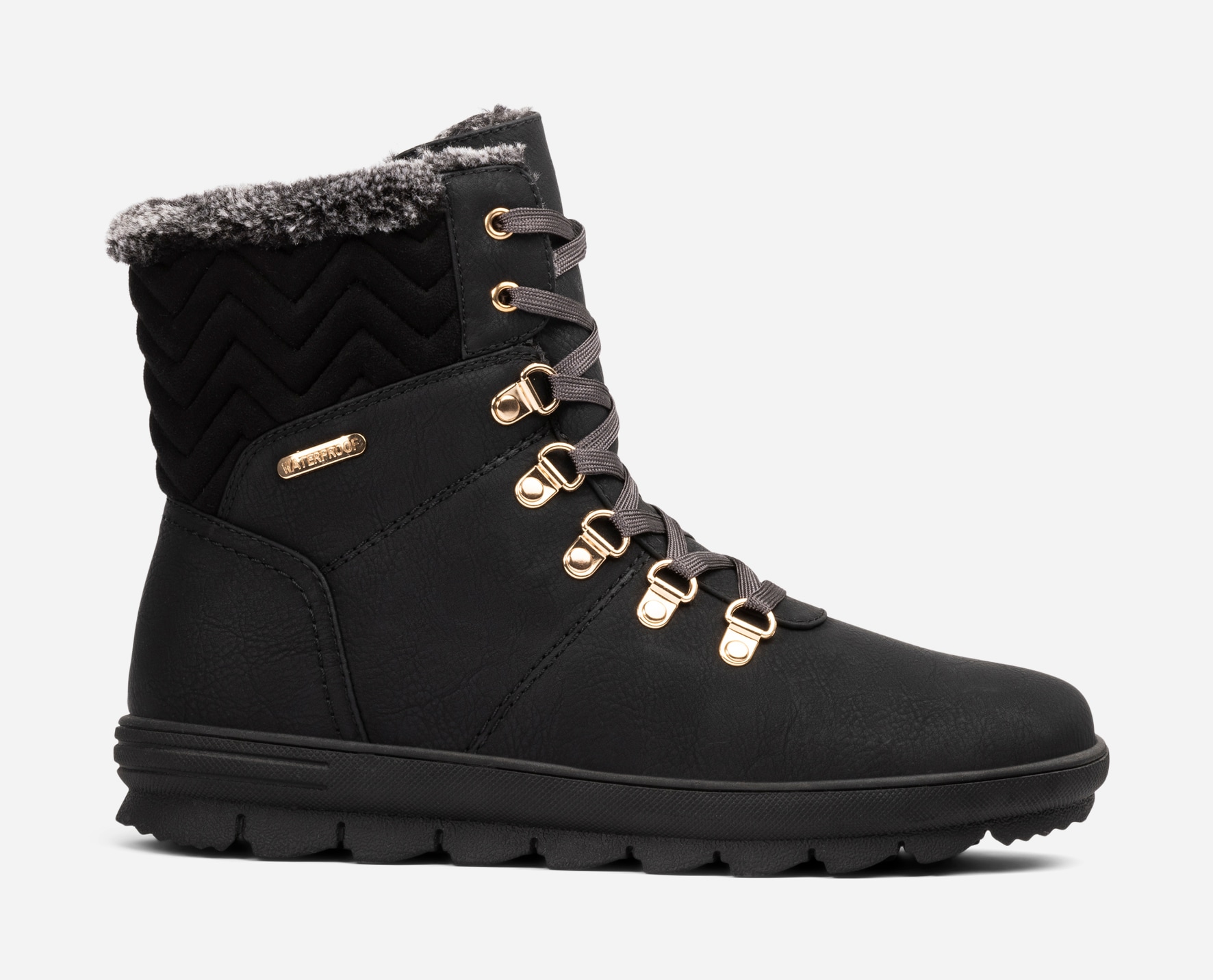 ALLEY COMFORT, Kängor waterproof Svarta