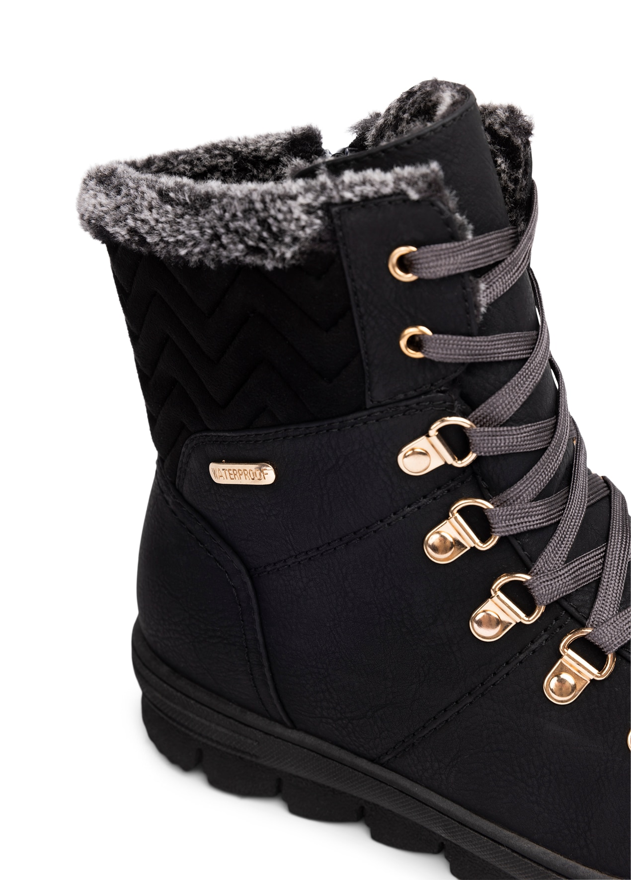 ALLEY COMFORT, Kängor waterproof Svarta