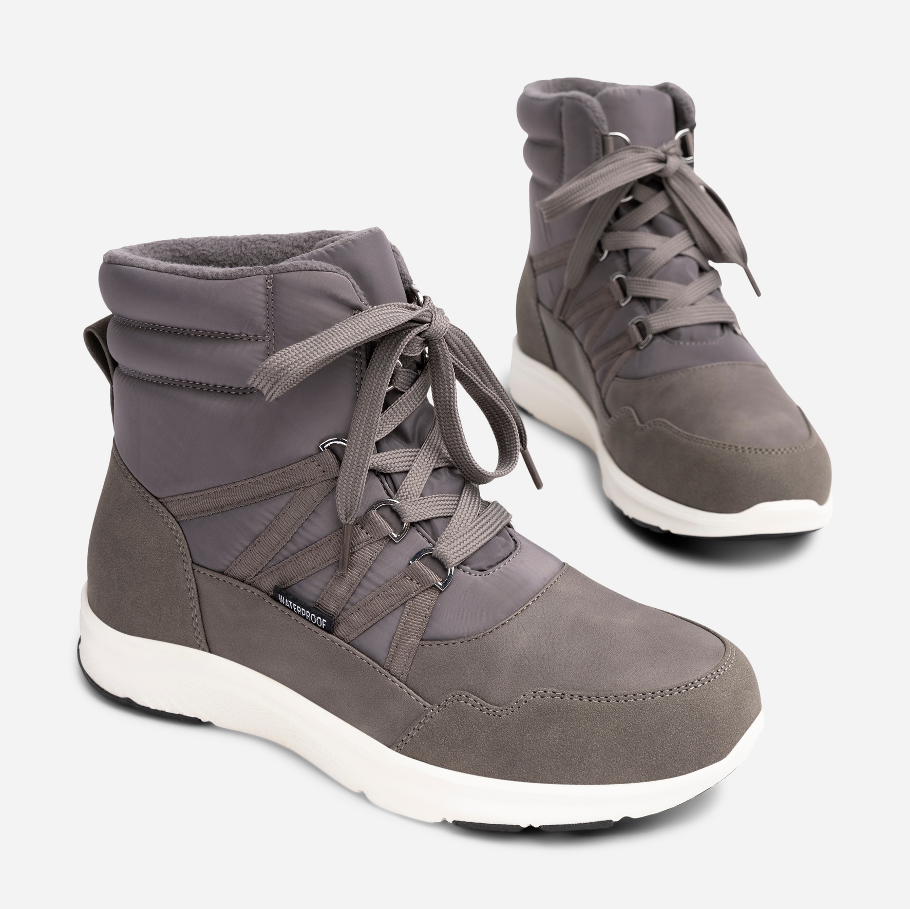 LEJON, Kängor waterproof Gråa