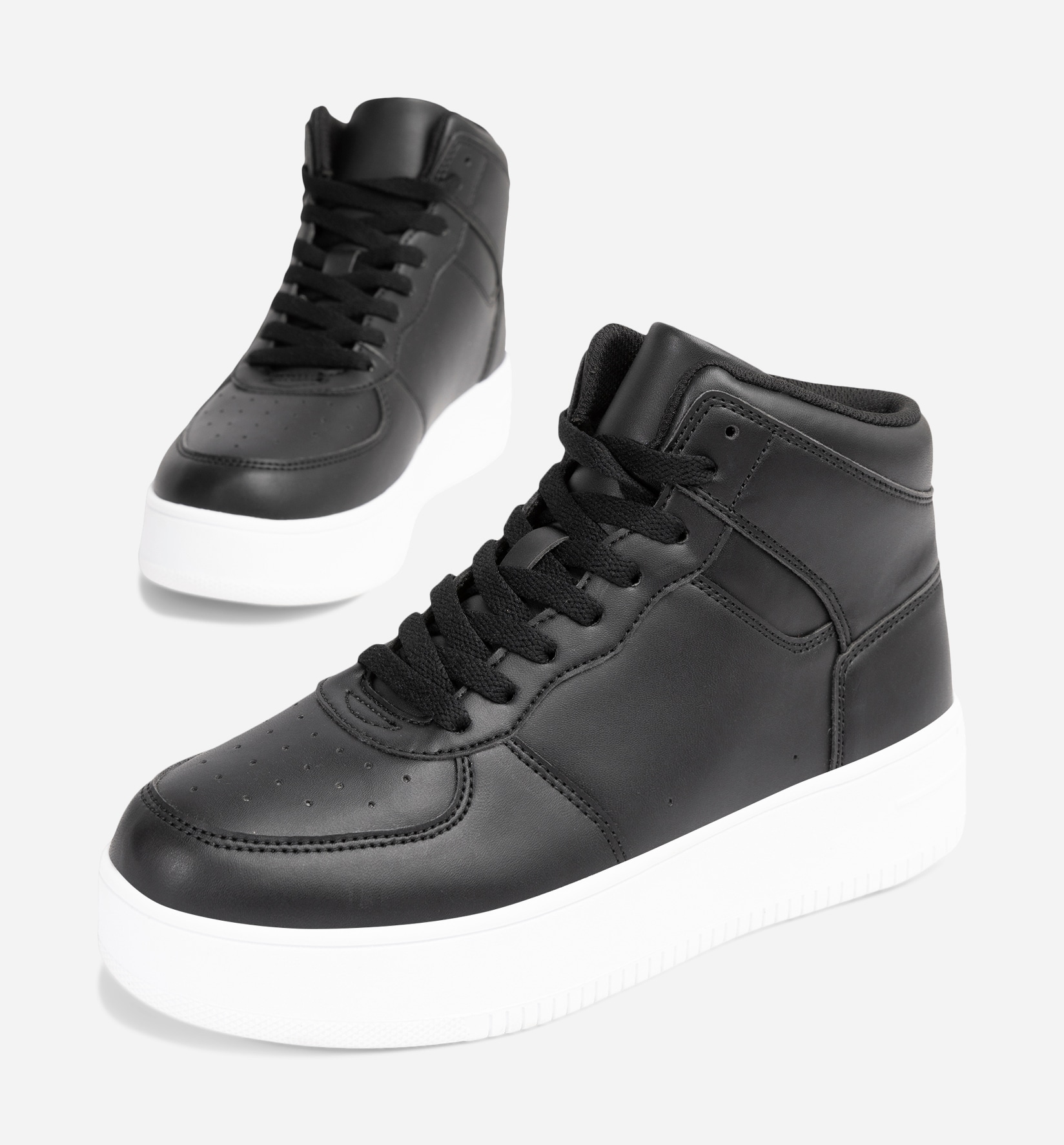 LEJON, Höga sneakers Svarta