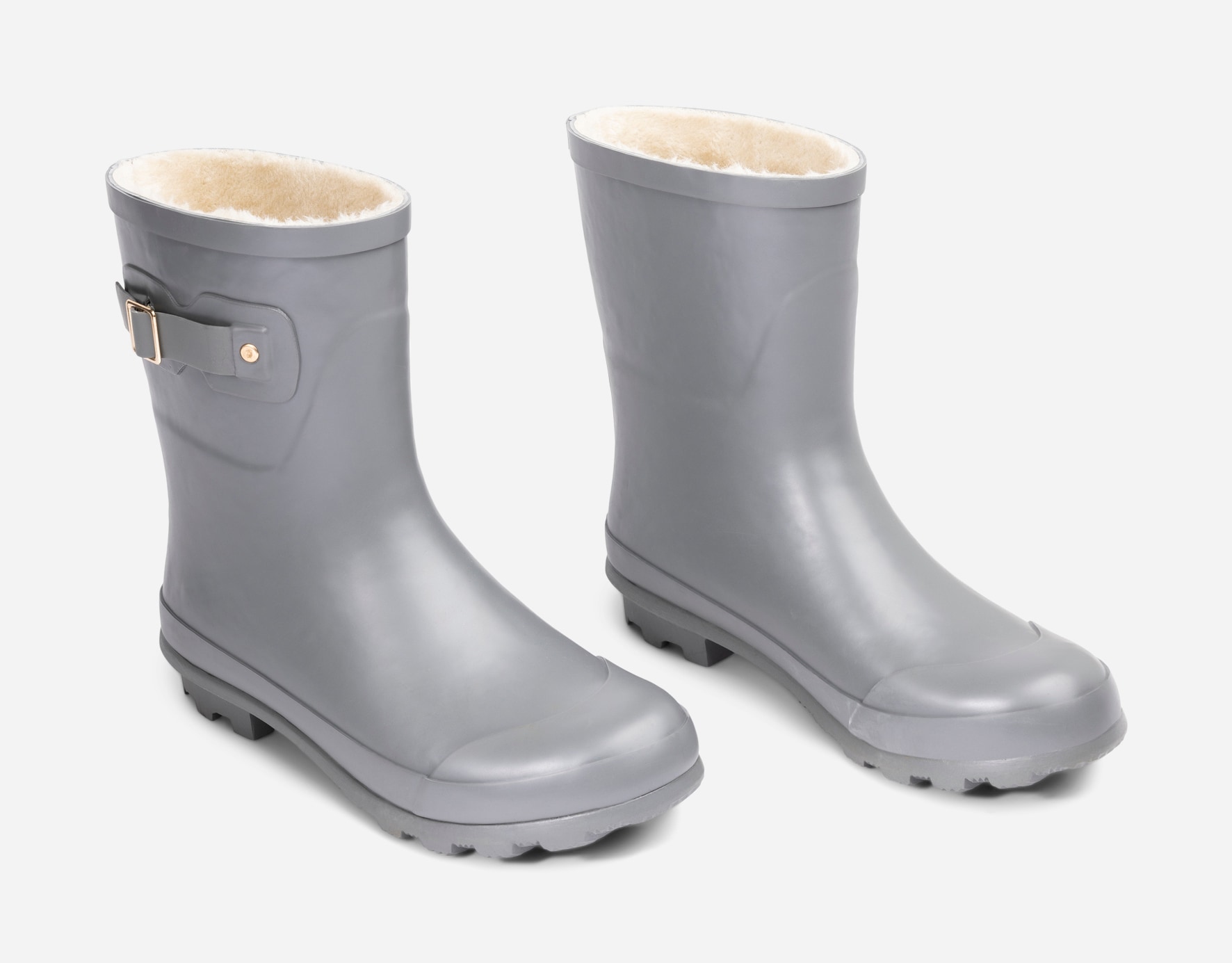 LEJON, Varmfodrade gummistövlar Gråa