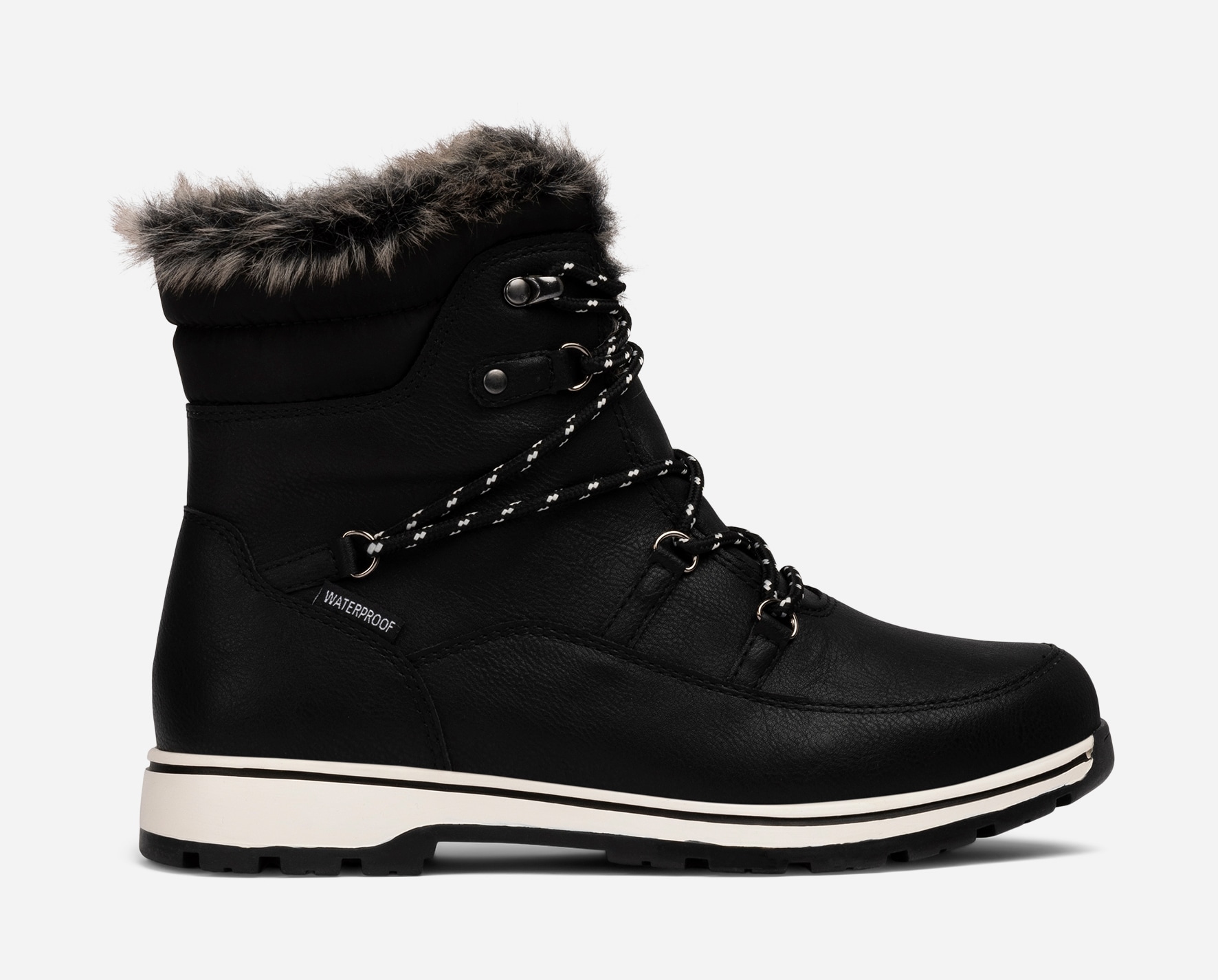 LEJON, Varmfodrade kängor waterproof Svarta