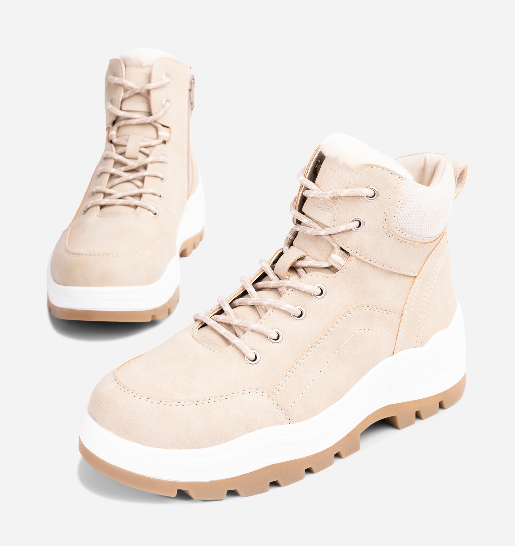 VOX, Varmfodrade kängor Beigea