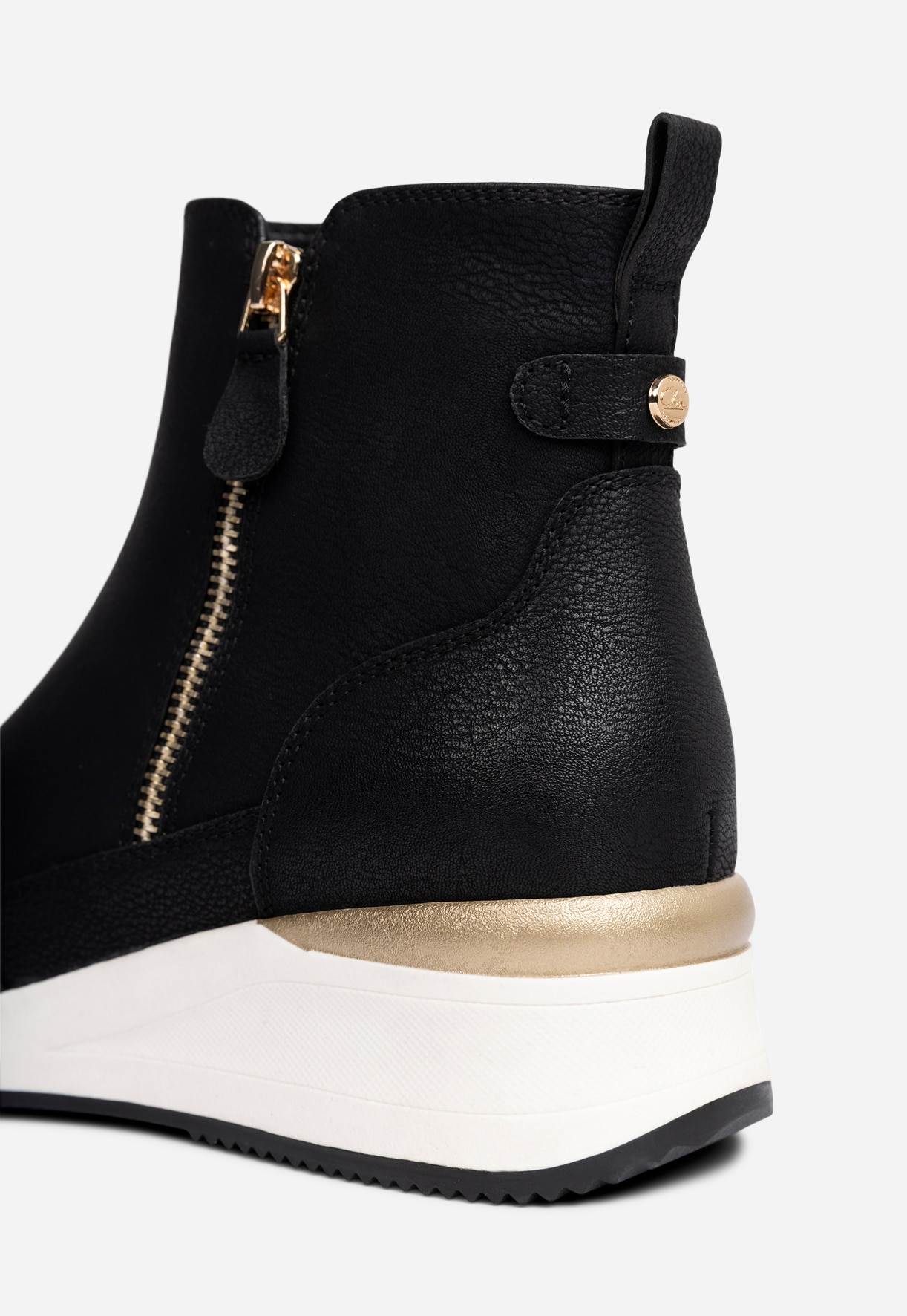 CLOU COMFORT, Boots med dragkedja Svarta