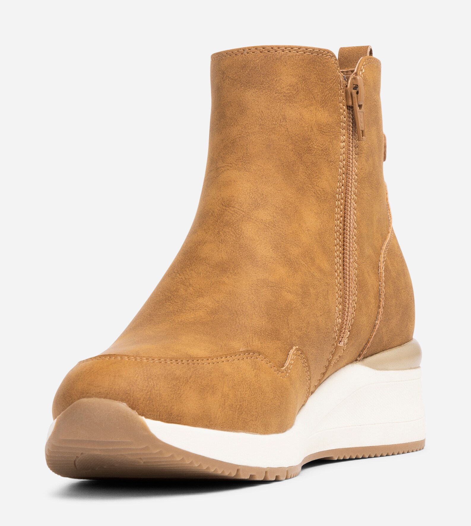 ALLEY COMFORT, Boots med dragkedja Bruna
