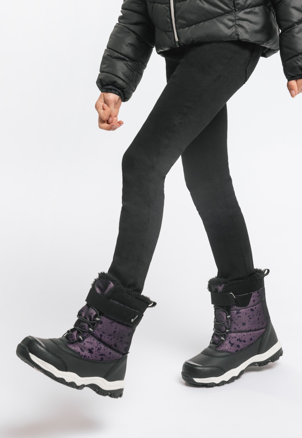 LEJON, Varmfodrade kängor waterproof Lila