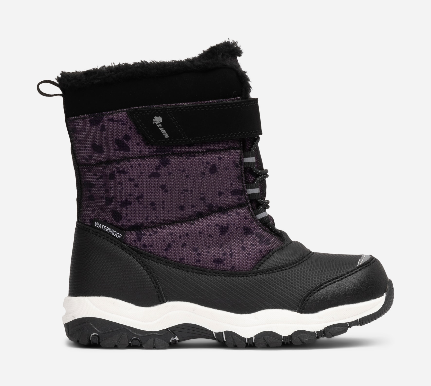 LEJON, Varmfodrade kängor waterproof Lila
