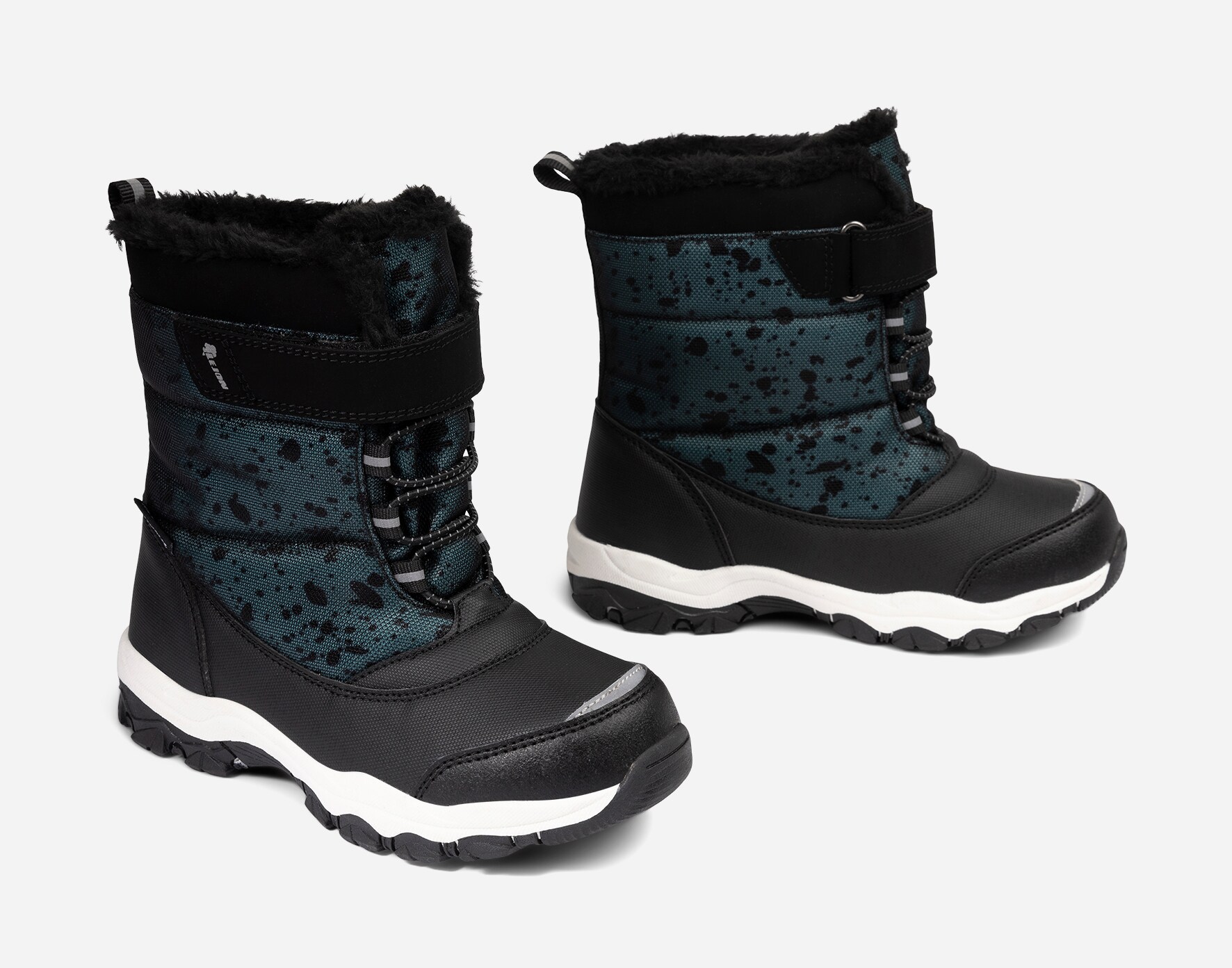 LEJON, Varmfodrade kängor waterproof Blåa