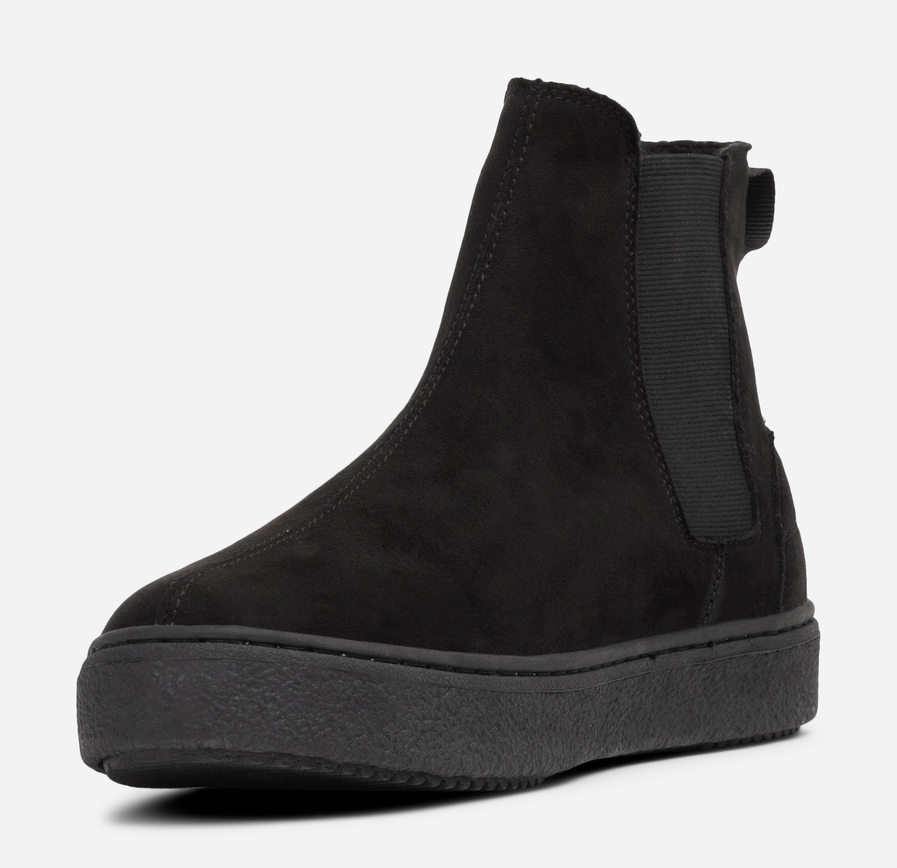 LEJON, Varmfodrade chelseaboots Svarta