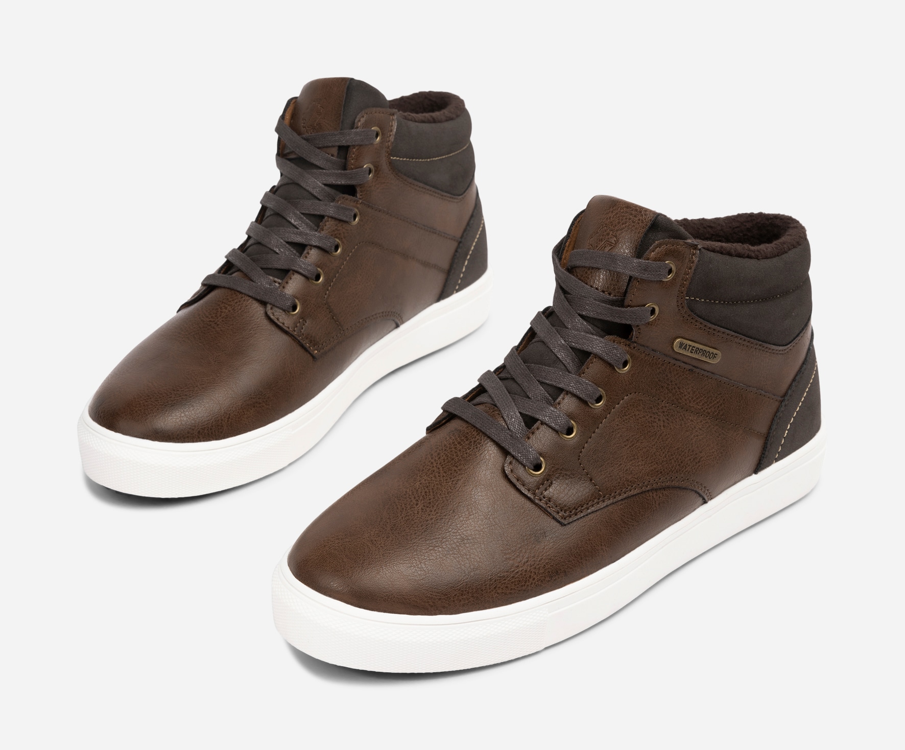 LEJON, Varmfodrade kängor waterproof Bruna