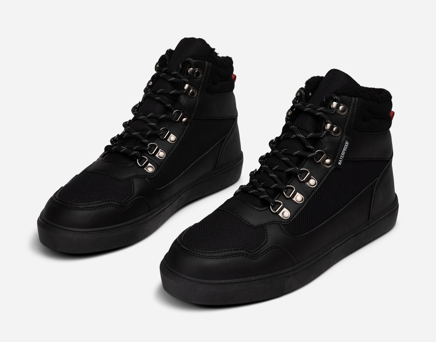 LEJON, Varmfodrade kängor waterproof Svarta