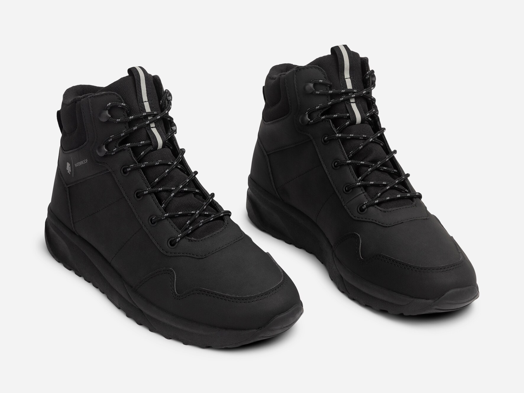 LEJON, Kängor waterproof Svarta