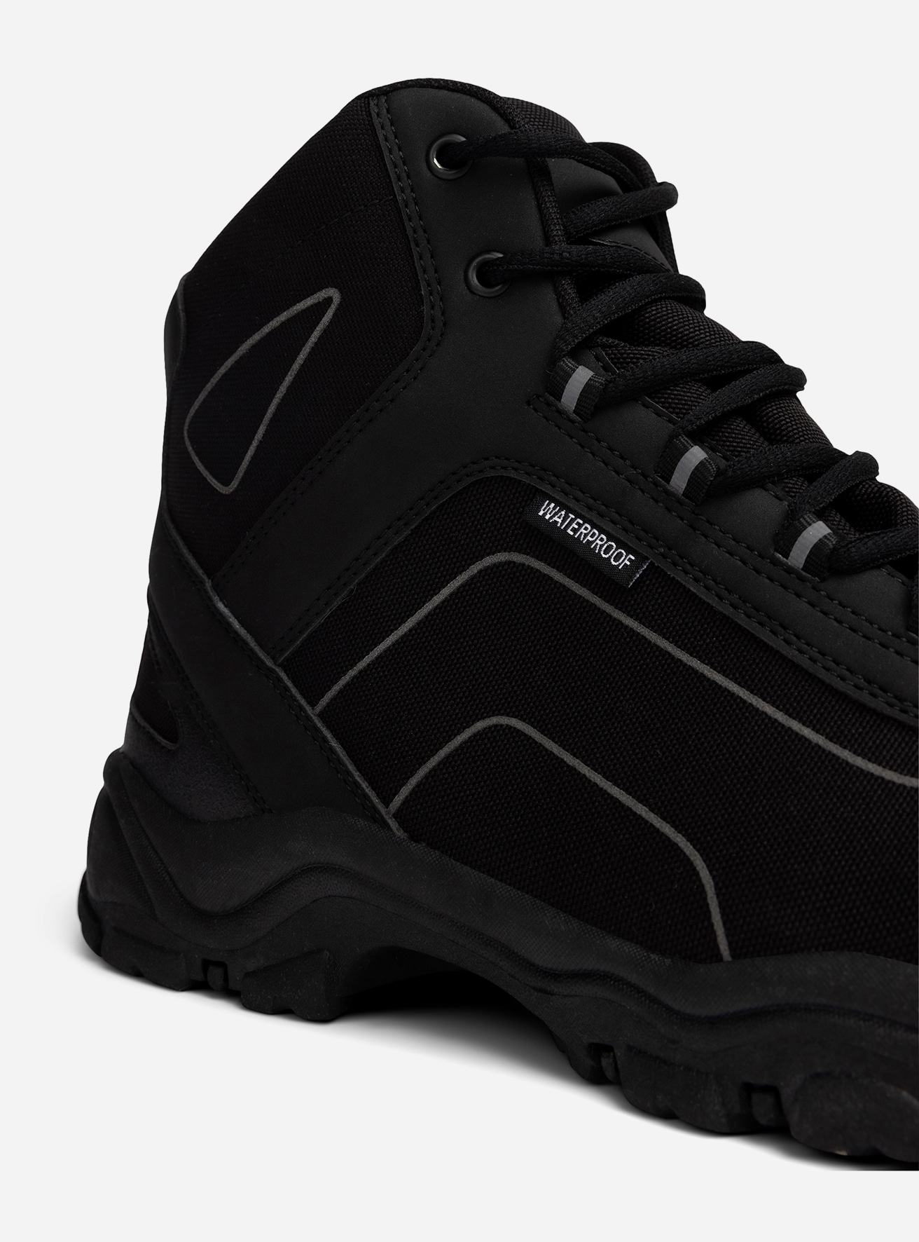 LEJON, Kängor waterproof Svarta