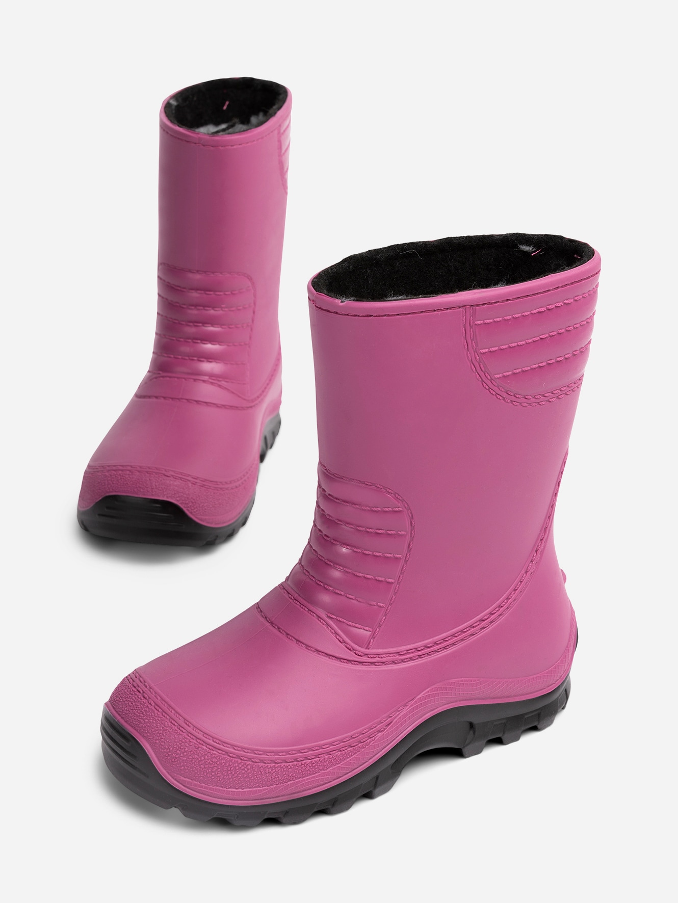 LEJON, Varmfodrade gummistövlar Rosa