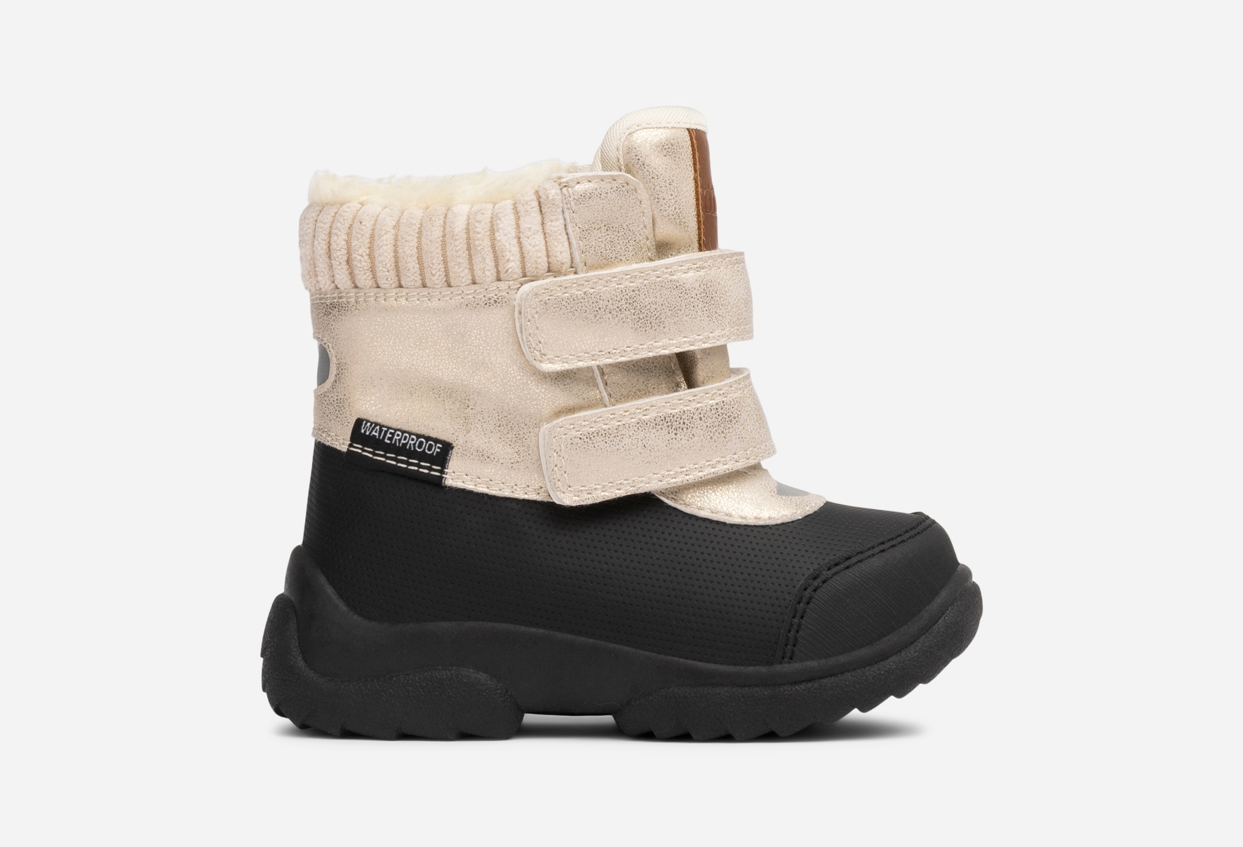 Mino, Varmfodrade kängor waterproof Metallfärgade