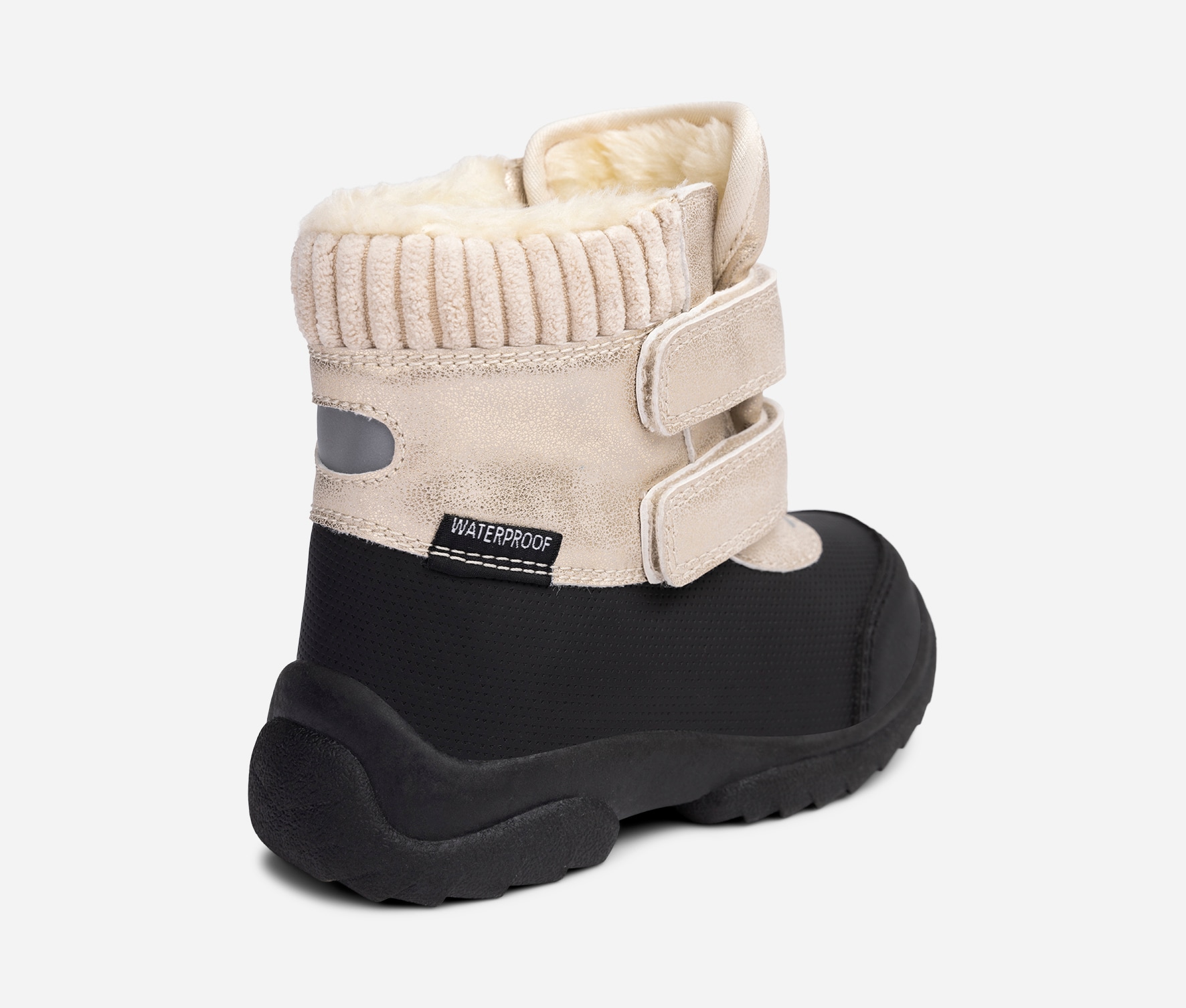 Mino, Varmfodrade kängor waterproof Metallfärgade