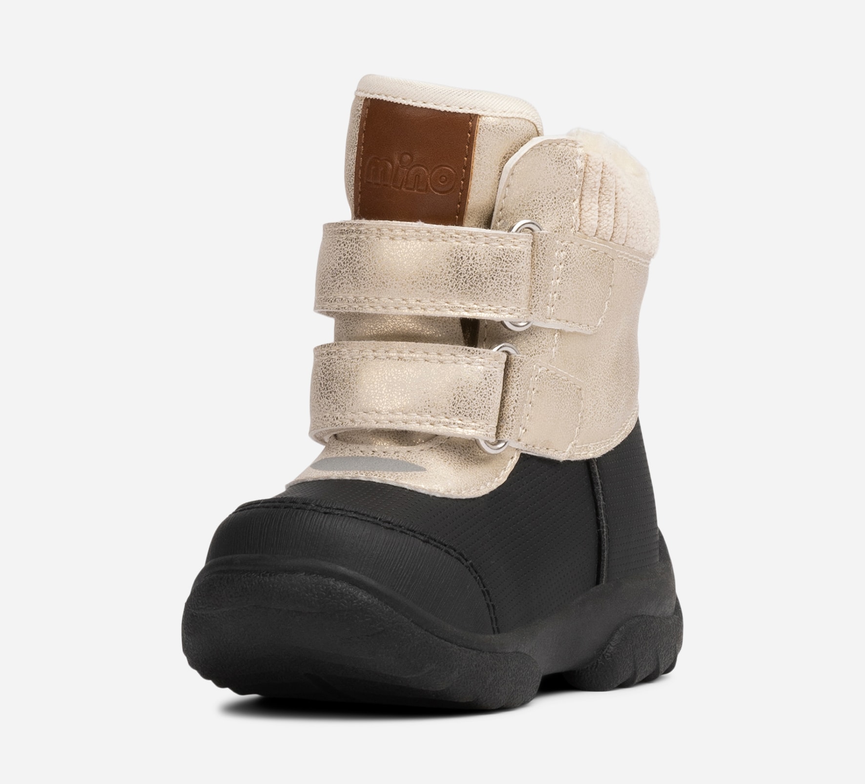 Mino, Varmfodrade kängor waterproof Metallfärgade