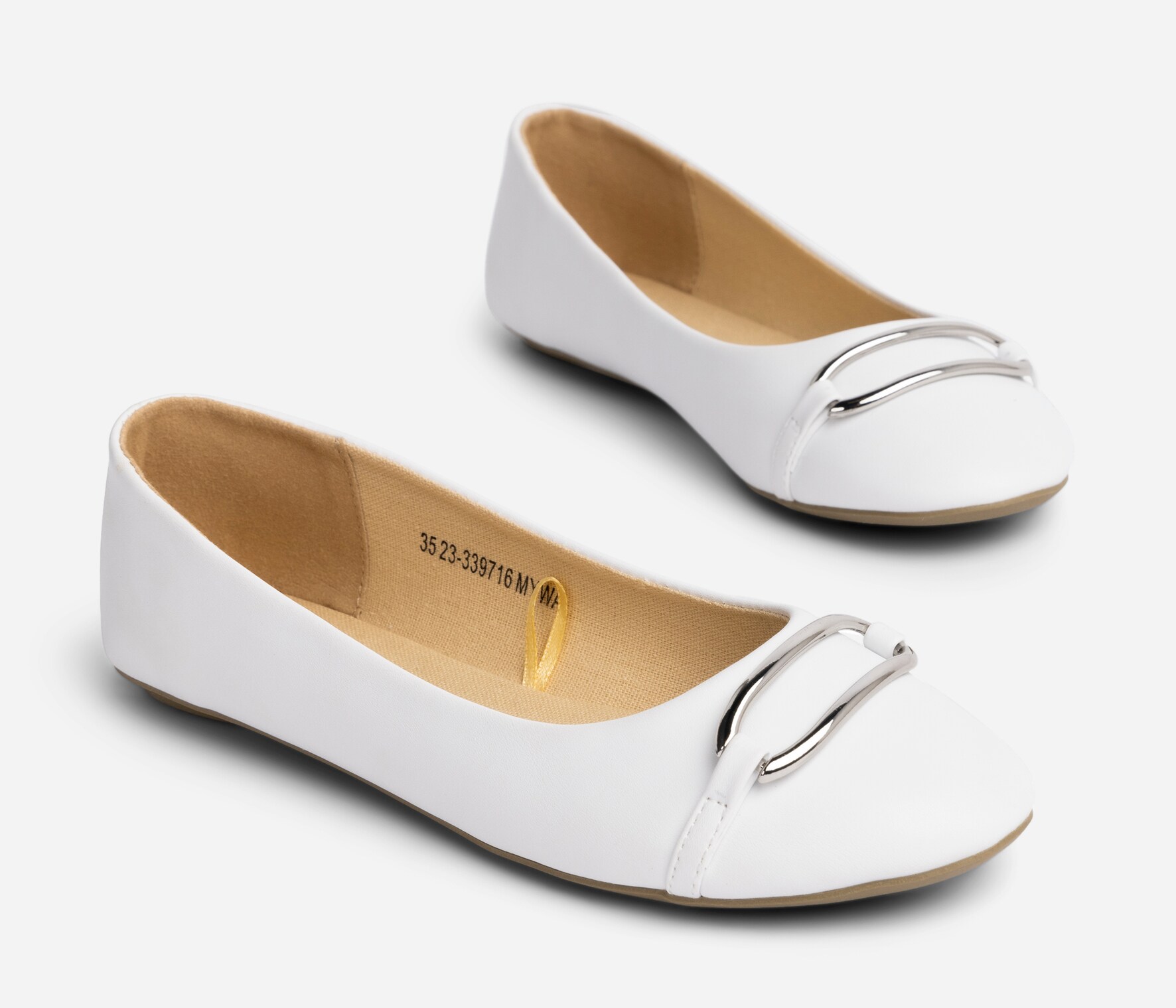 ZOEY, Ballerinaskor Vita