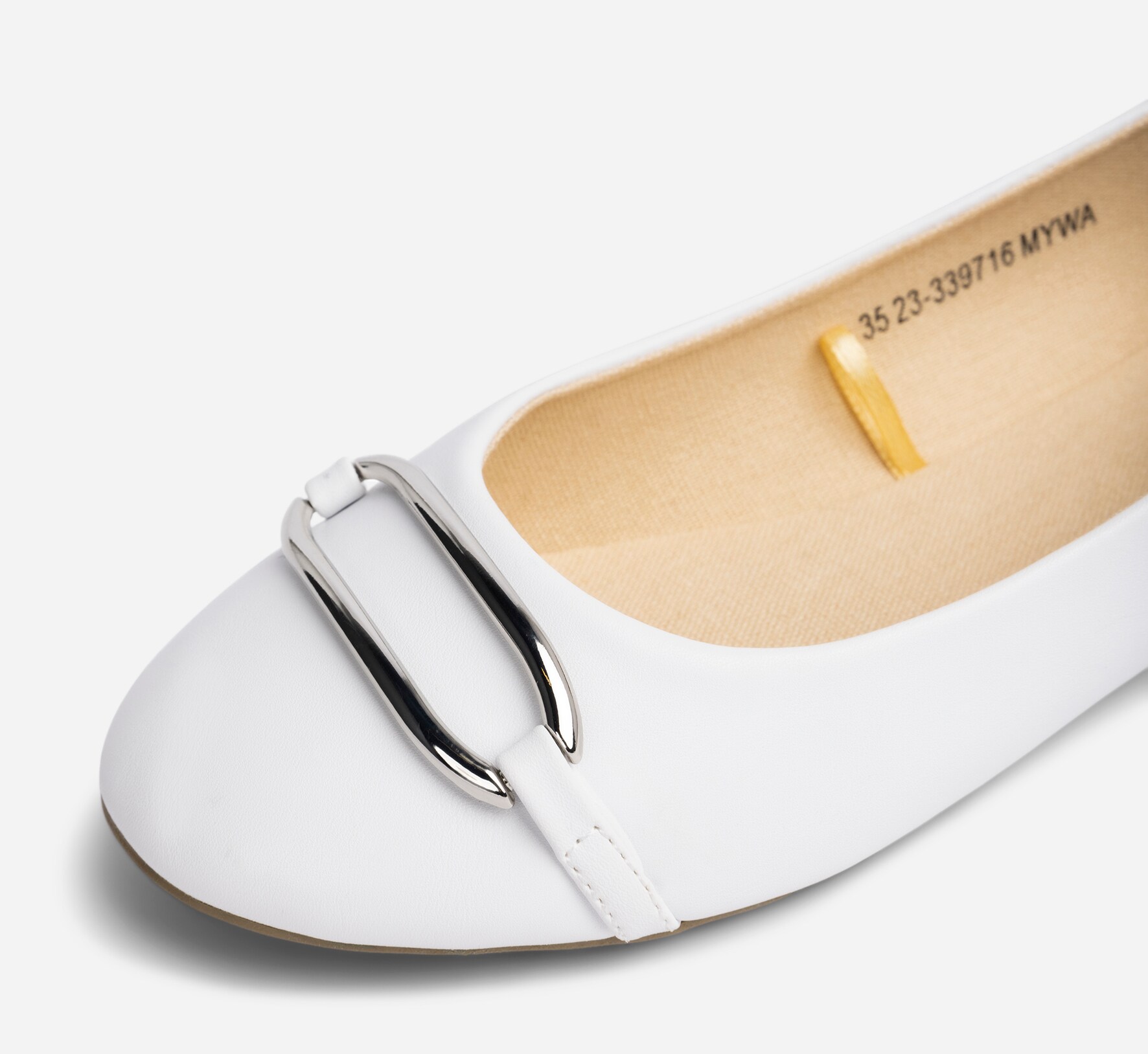 ZOEY, Ballerinaskor Vita