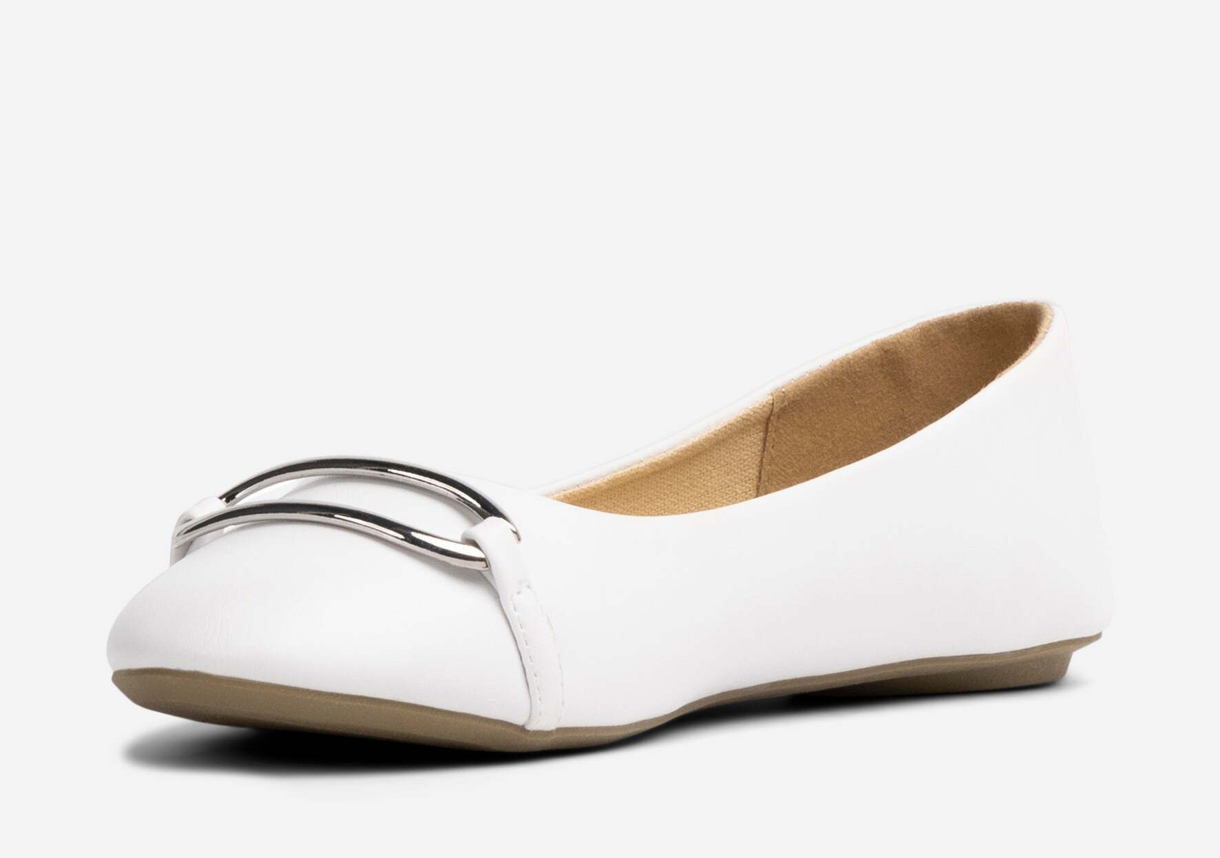 ZOEY, Ballerinaskor Vita