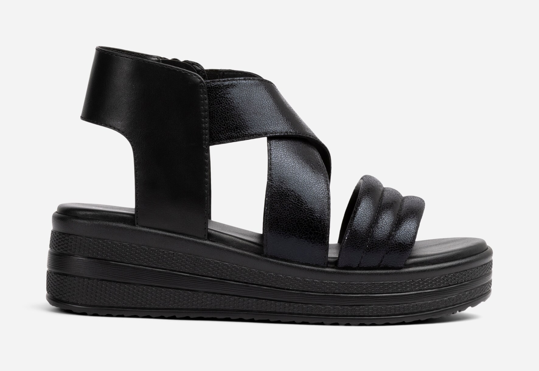 ZOEY, Sandaler med platåsula Svarta