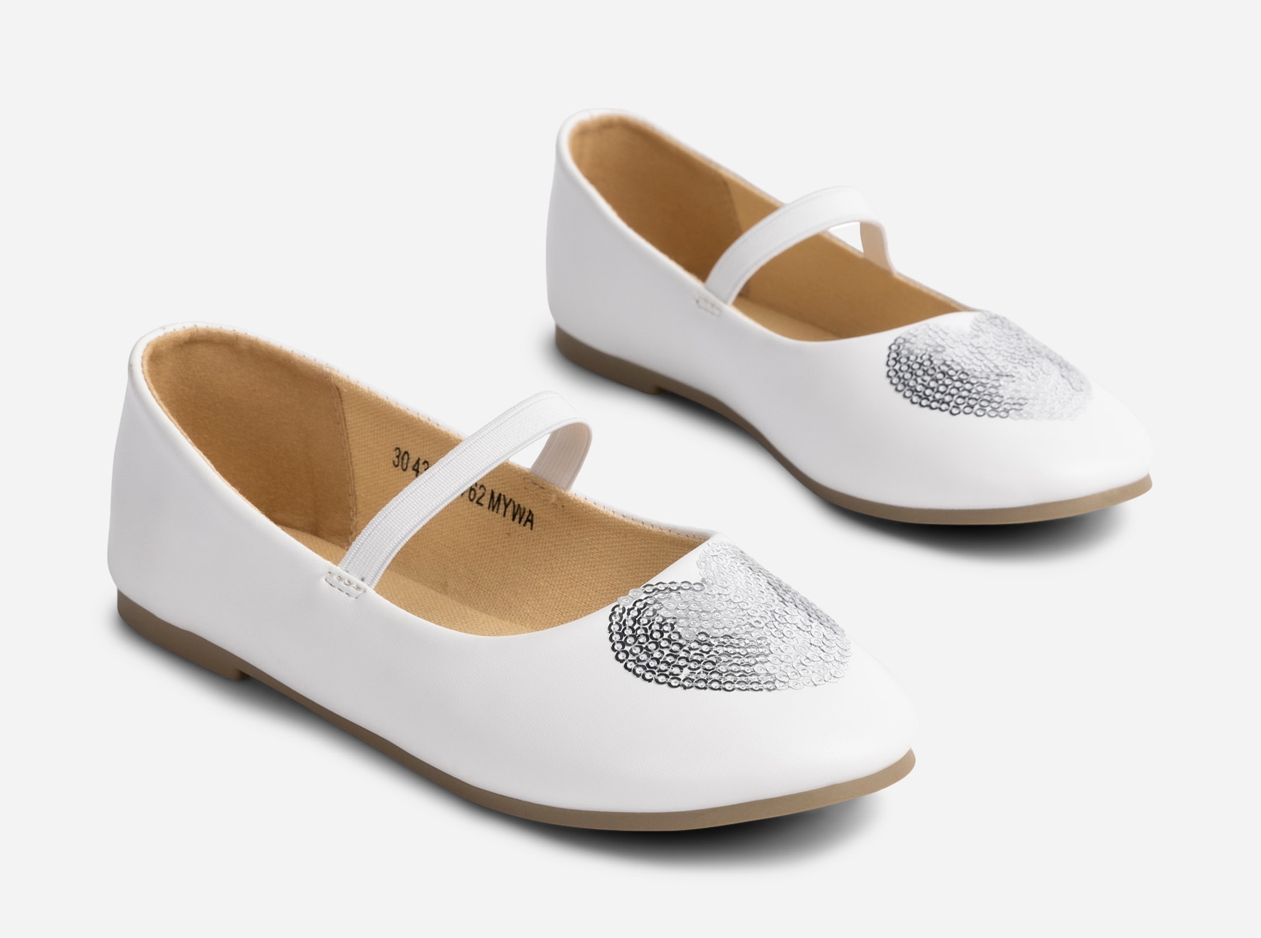 ZOEY, Ballerinaskor Vita