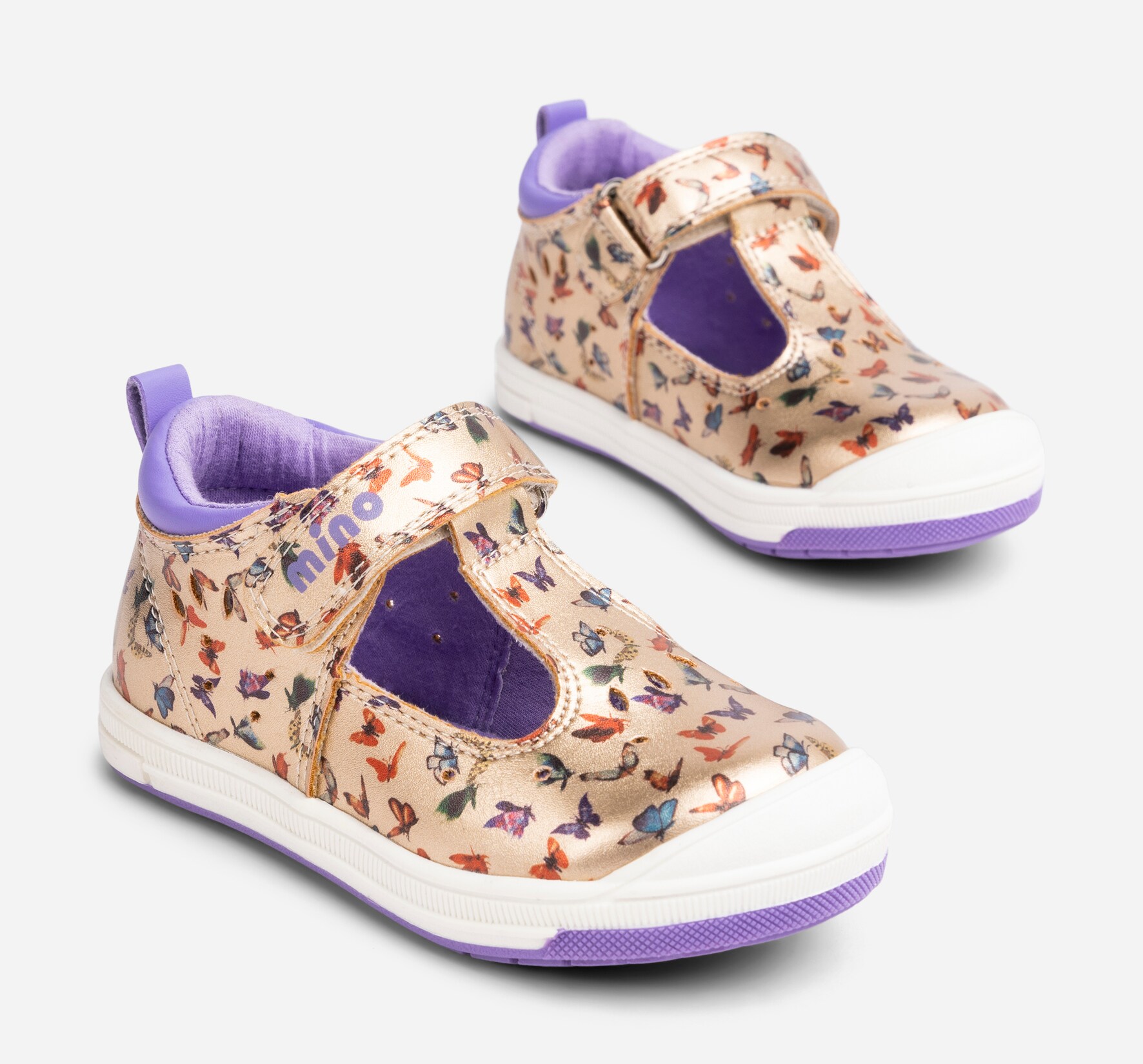 Mino, Sandaler Metallfärgade