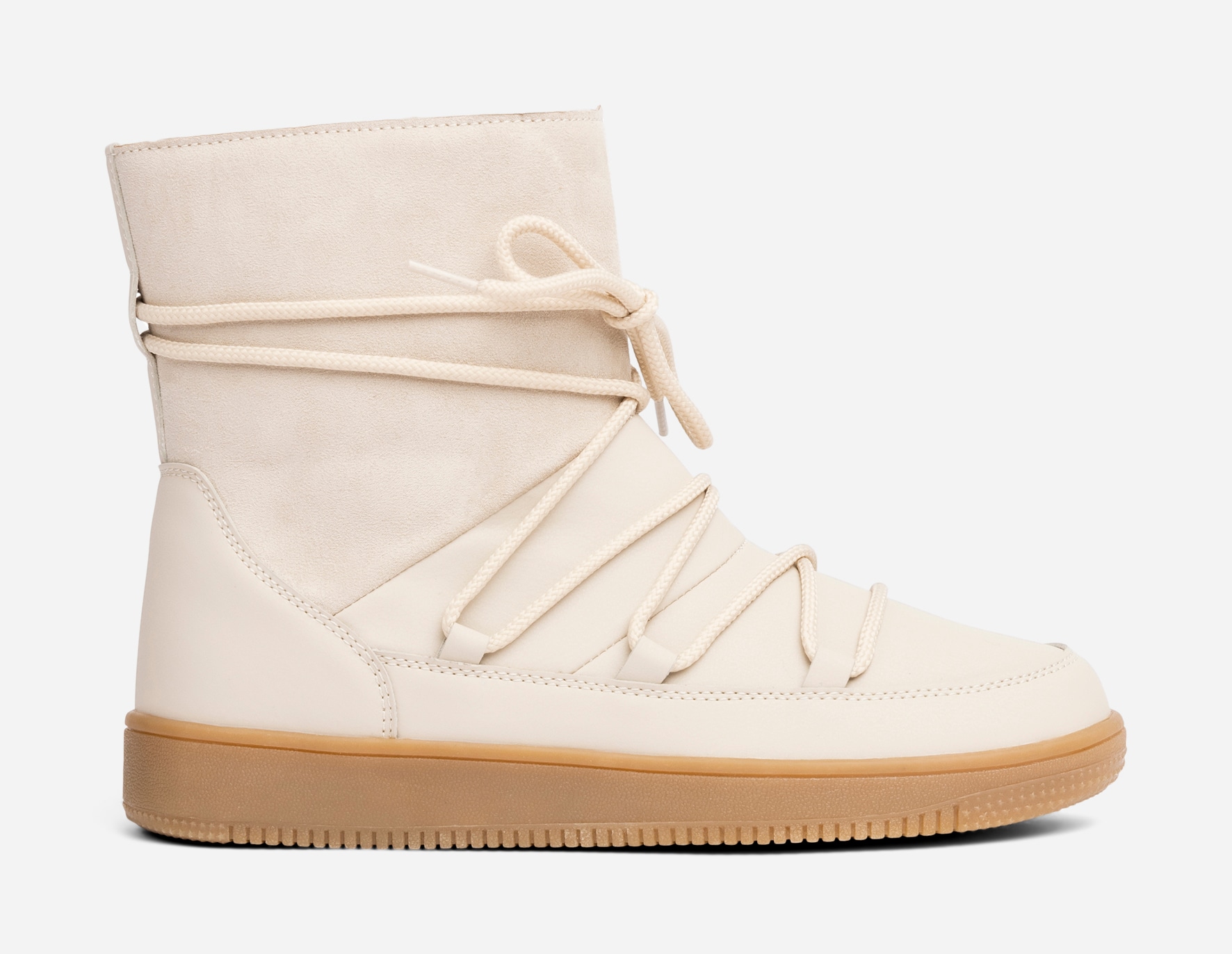 LEJON, Varmfodrade boots Beigea