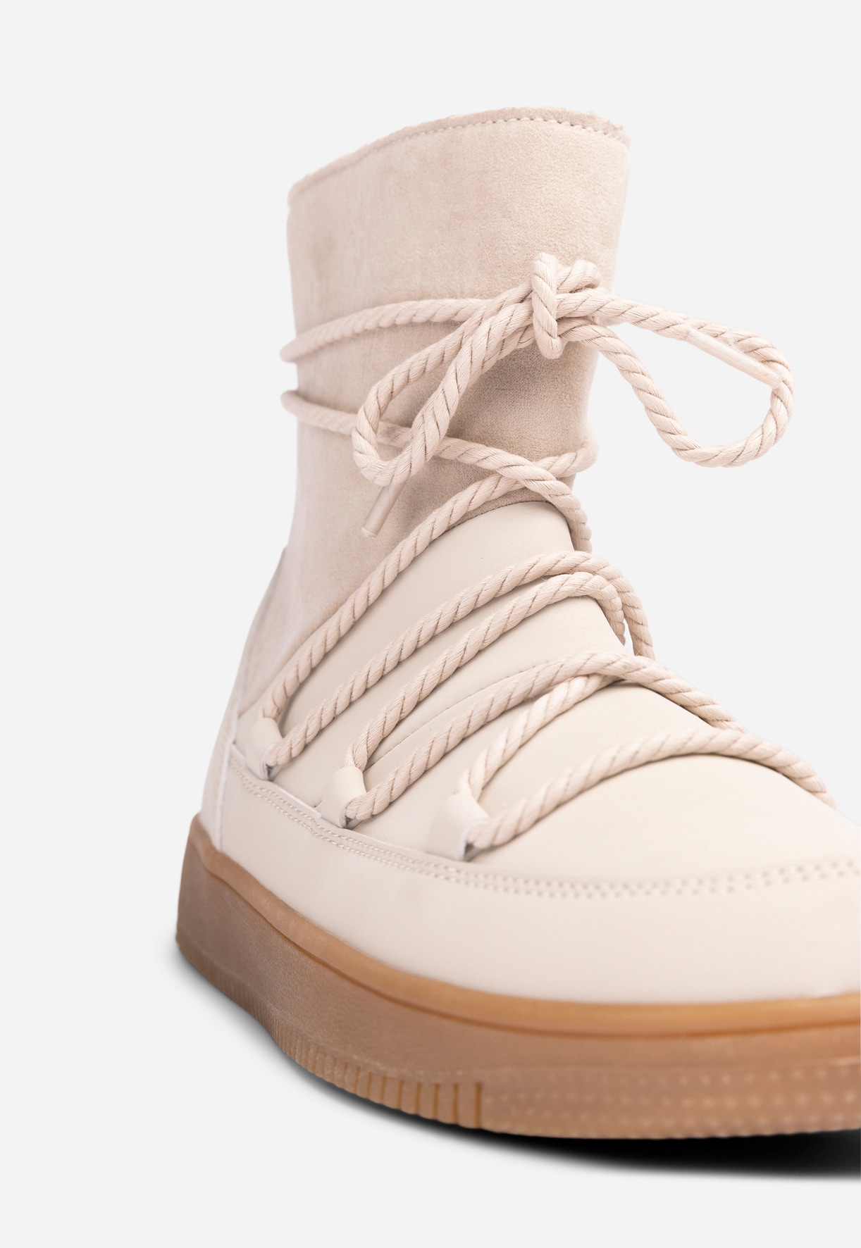 LEJON, Varmfodrade boots Beigea