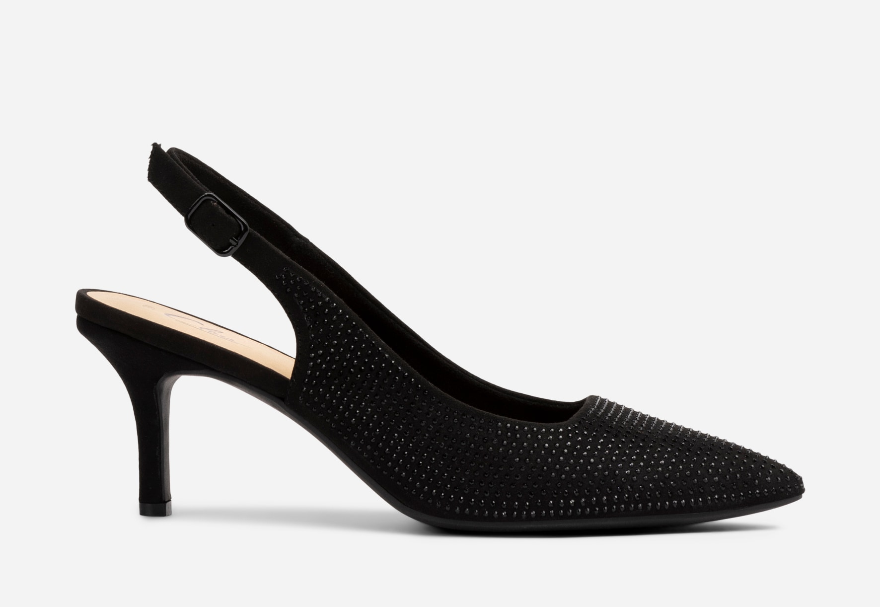 CLOU, Pumps med slingback Svarta