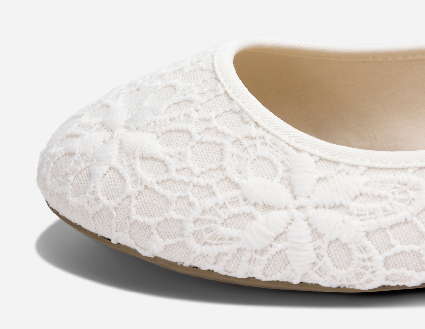 CLOU, Ballerinaskor Vita
