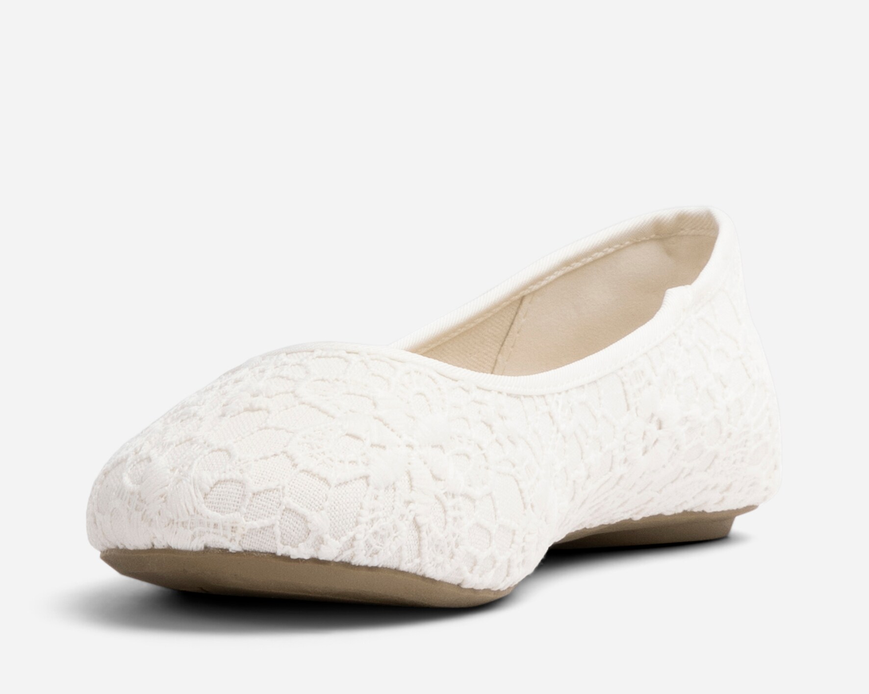 CLOU, Ballerinaskor Vita
