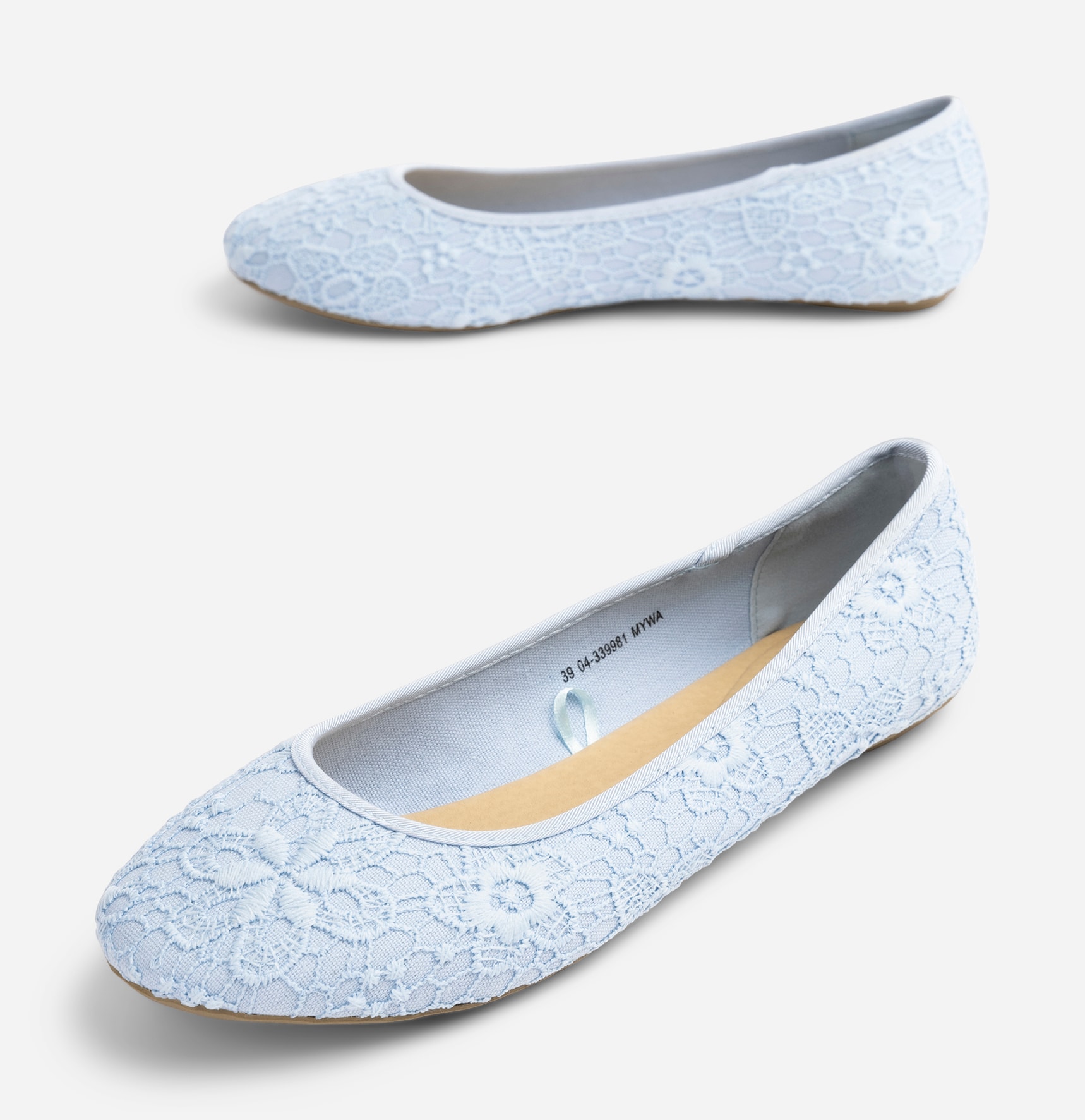 CLOU, Ballerinaskor Blåa