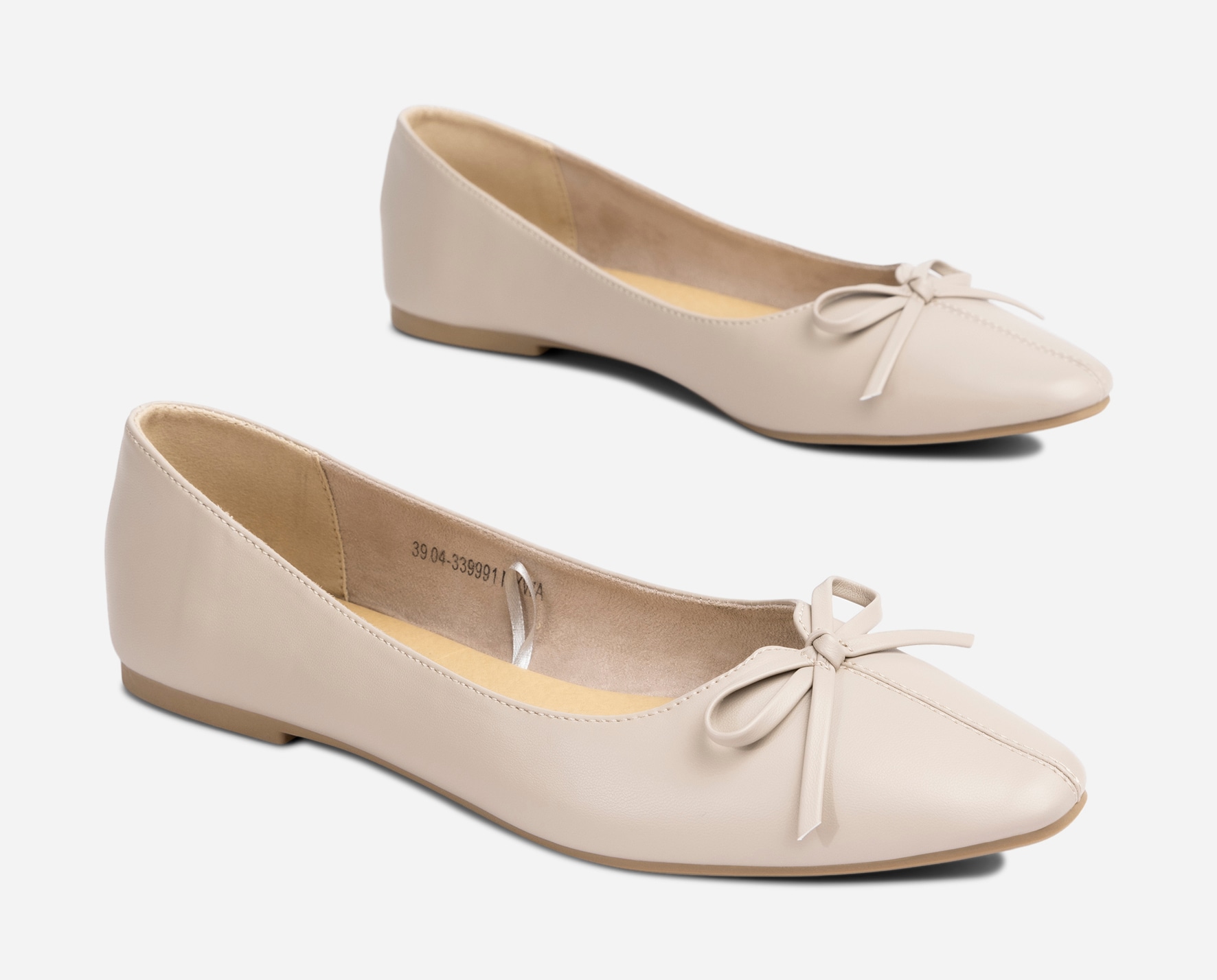 CLOU, Ballerinaskor Beigea