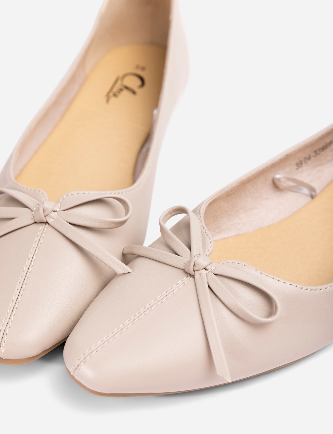 CLOU, Ballerinaskor Beigea