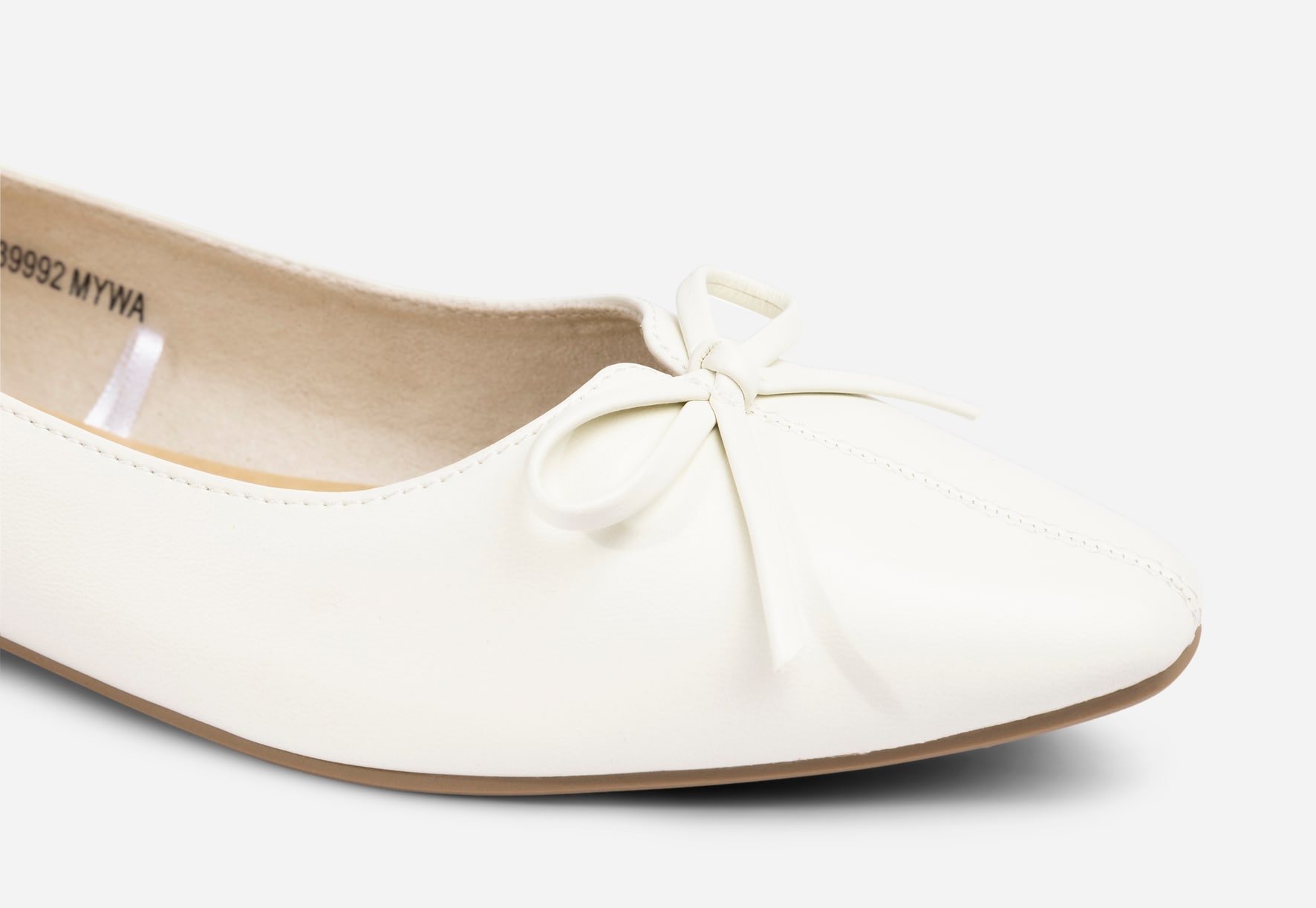 CLOU, Ballerinaskor Vita