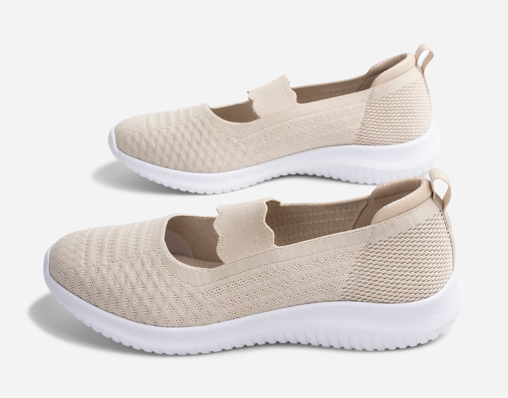 CLOU COMFORT, Ballerinaskor Beigea