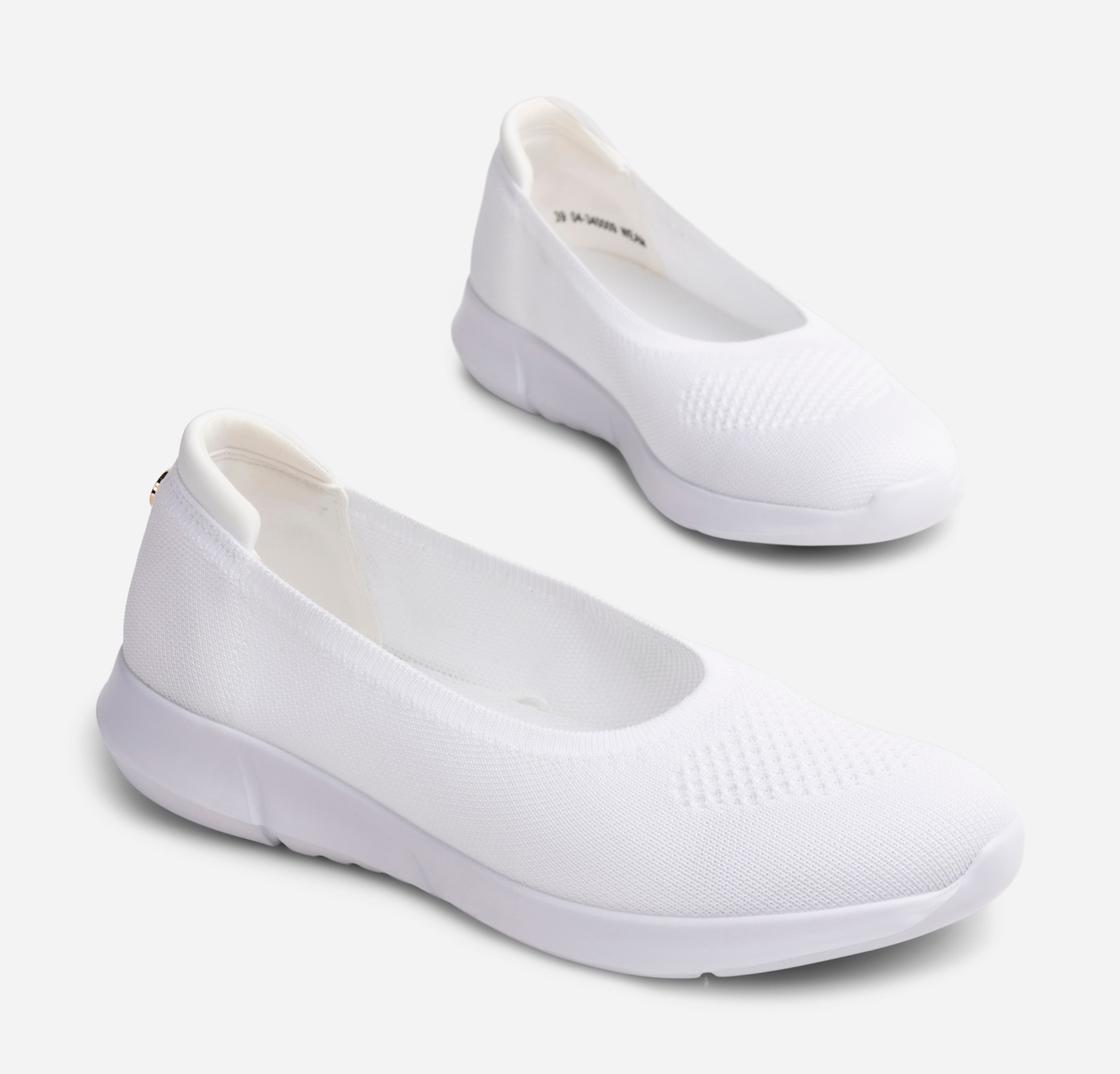CLOU COMFORT, Ballerinaskor Vita