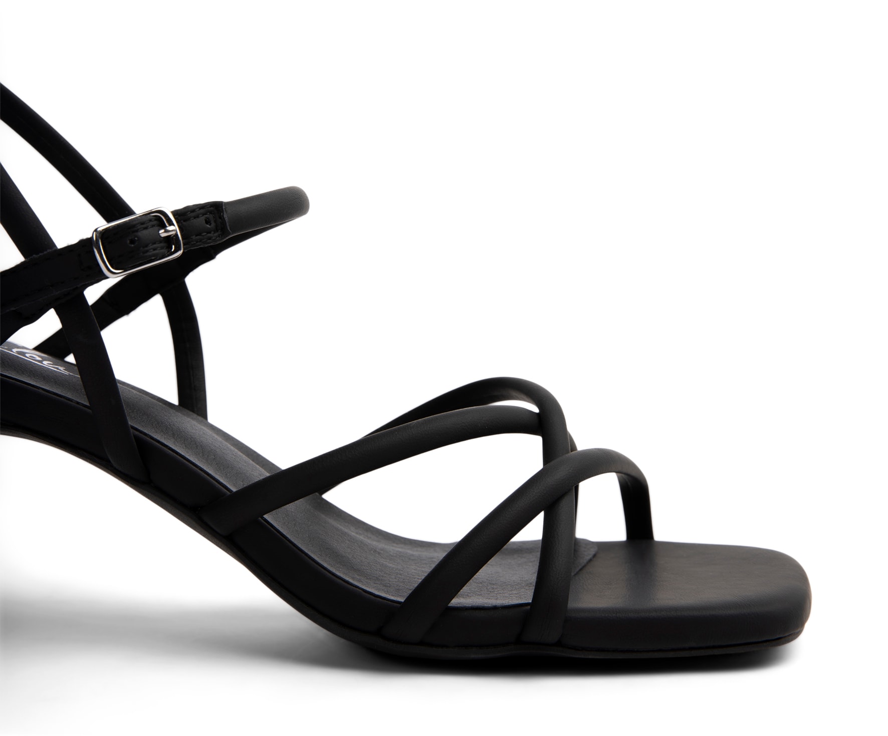 CLOU, Sandaletter med remmar Svarta