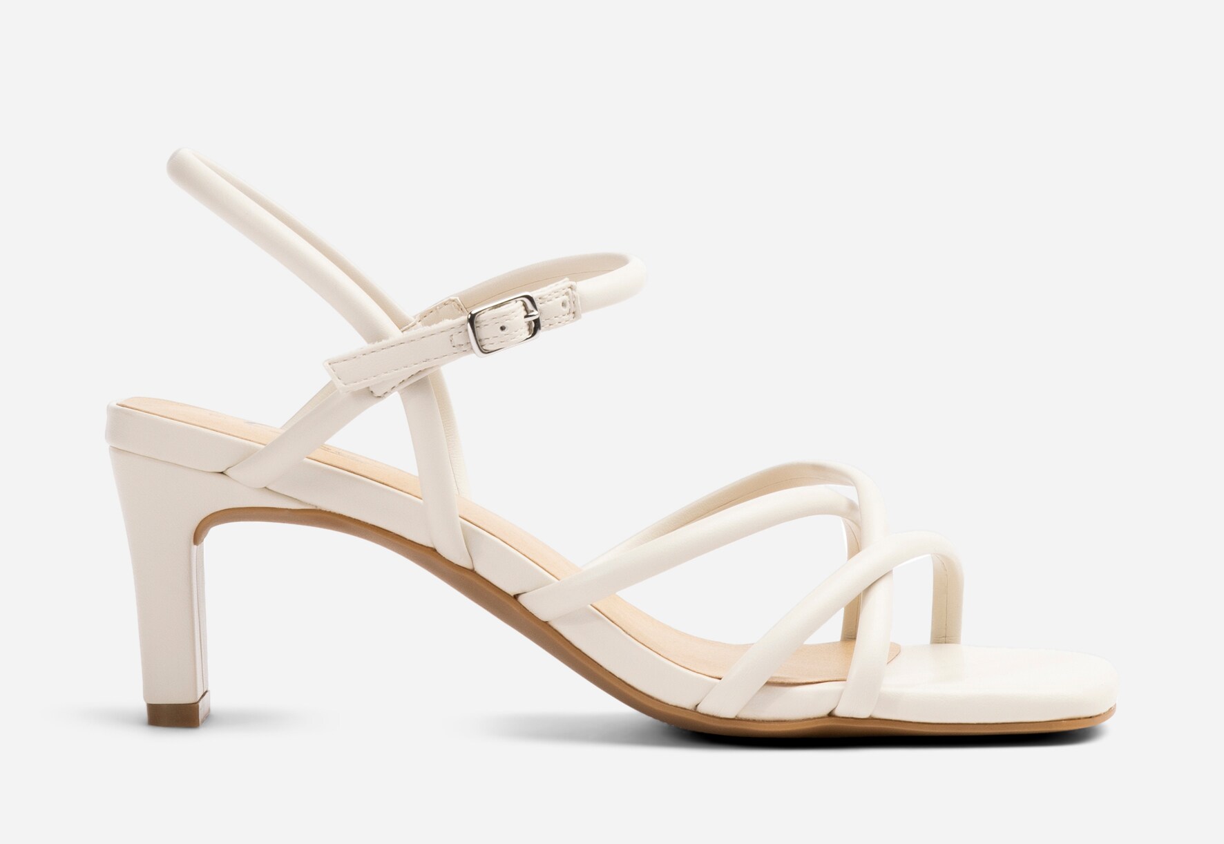 CLOU, Sandaletter med remmar Vita